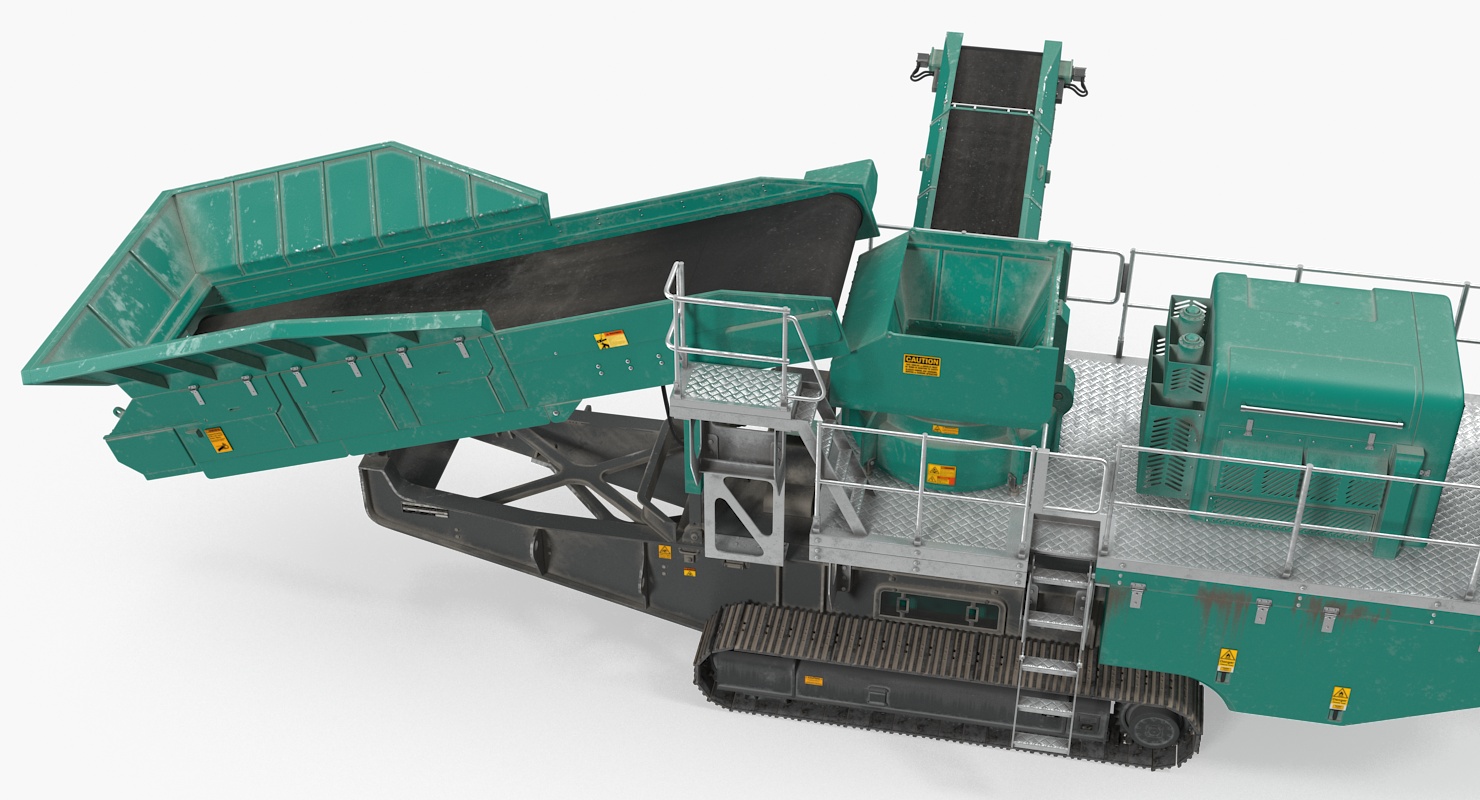 3D Cone Crusher Machine Dirty