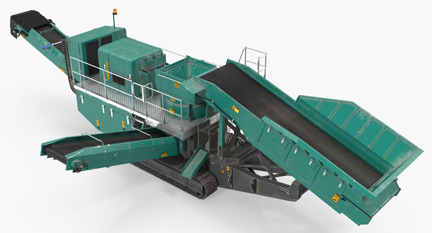 3D Cone Crusher Machine Dirty