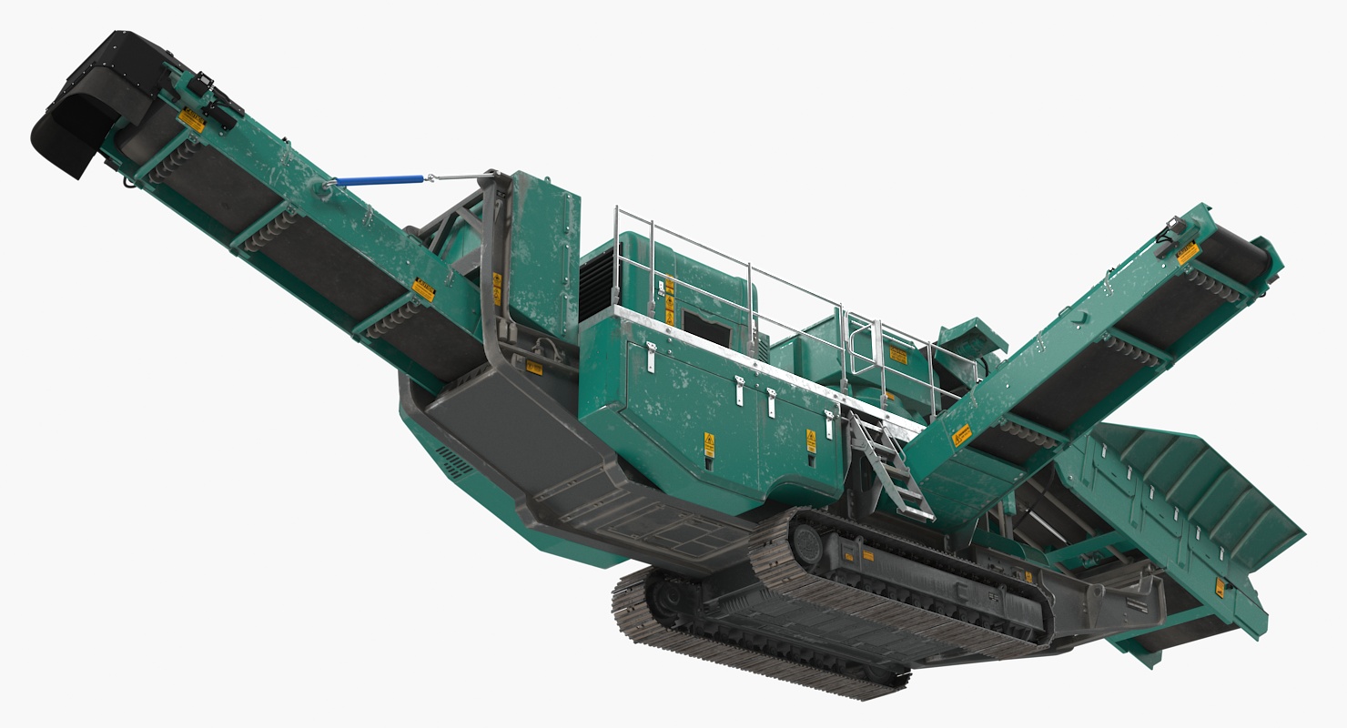 3D Cone Crusher Machine Dirty