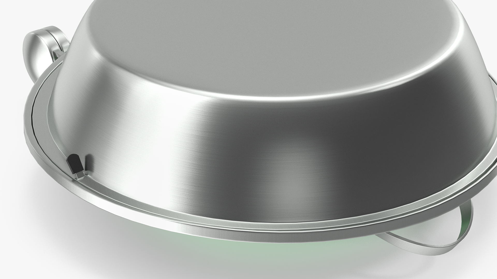 Round Induction Chafer with Glass Lid 3D