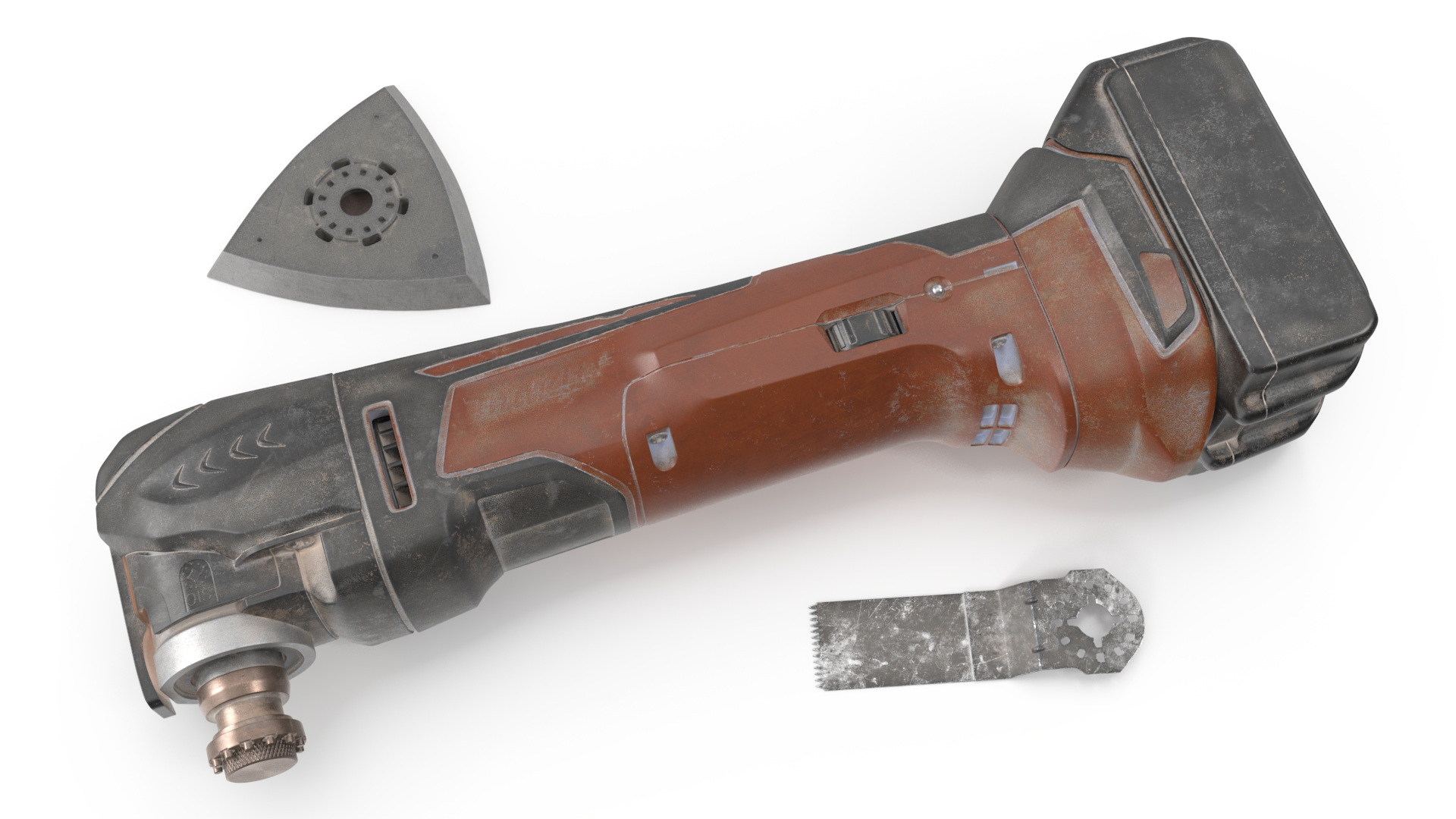 3D model Multi Purpose Oscillating Tool Used