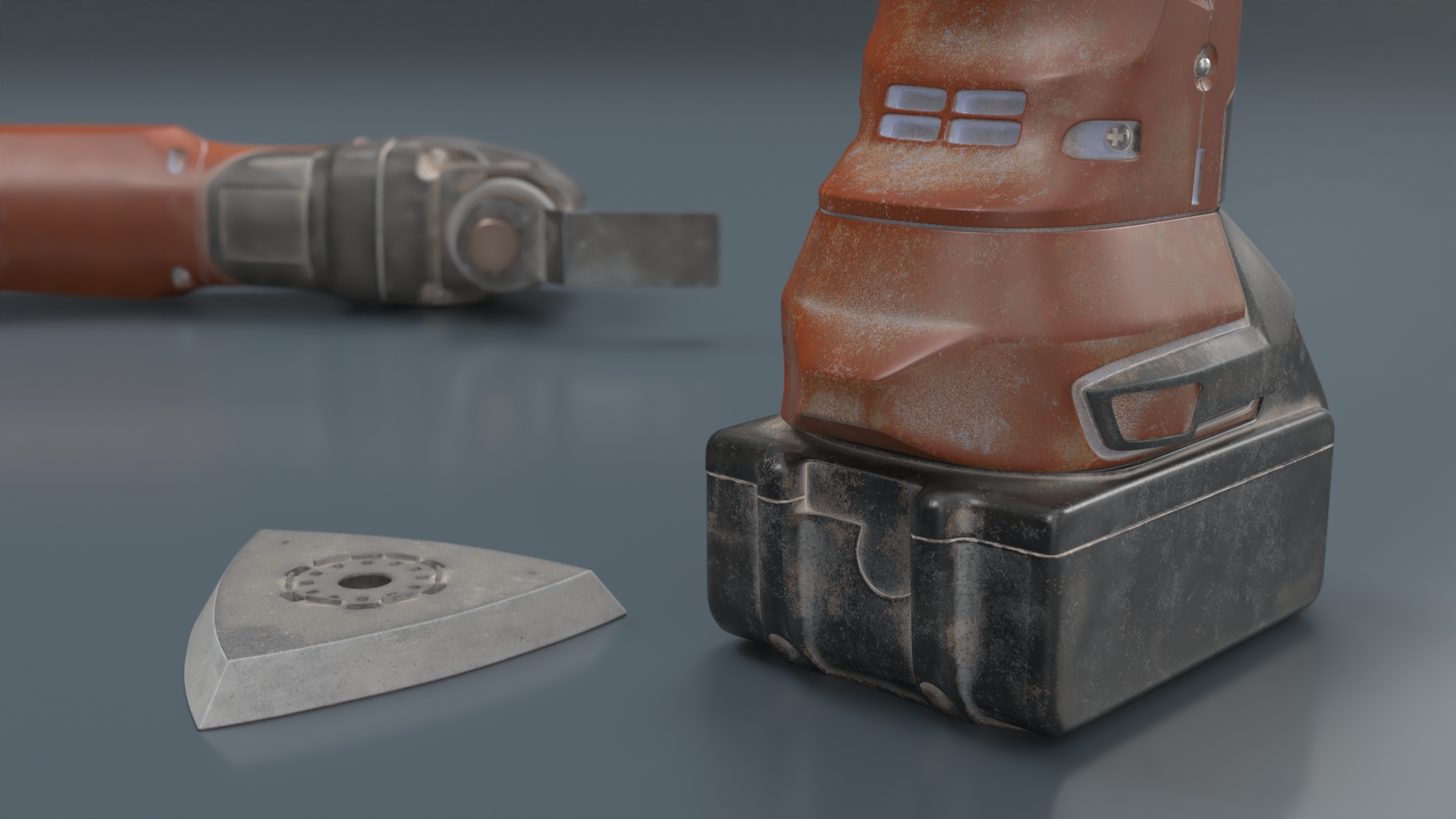 3D model Multi Purpose Oscillating Tool Used