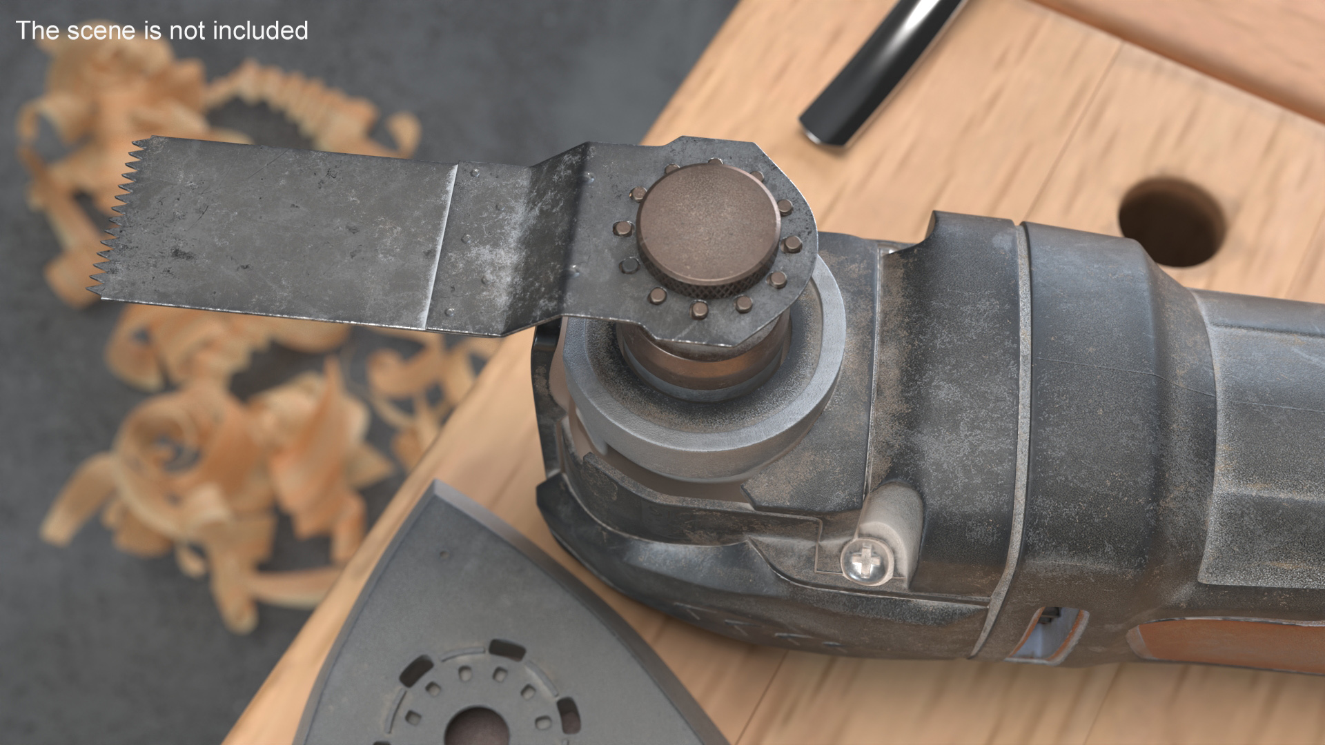 3D model Multi Purpose Oscillating Tool Used