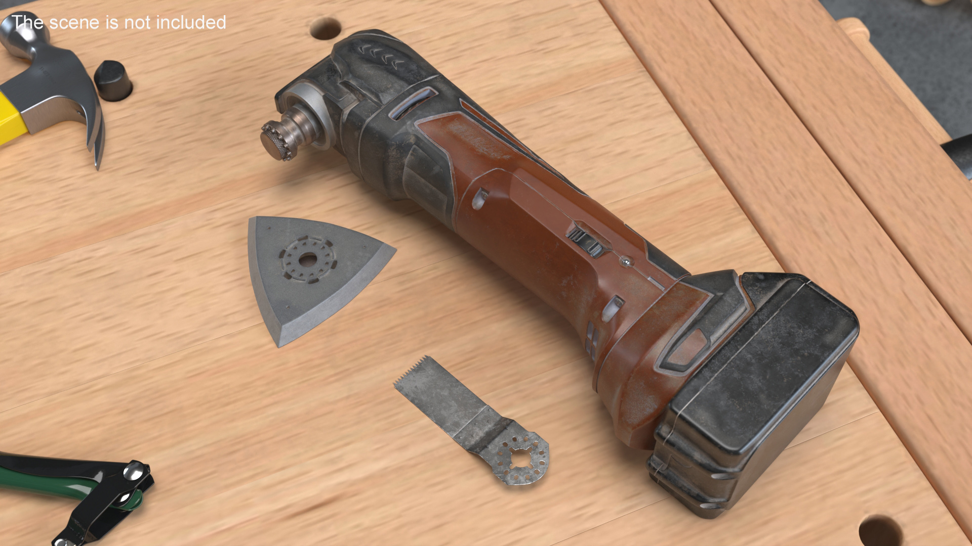 3D model Multi Purpose Oscillating Tool Used