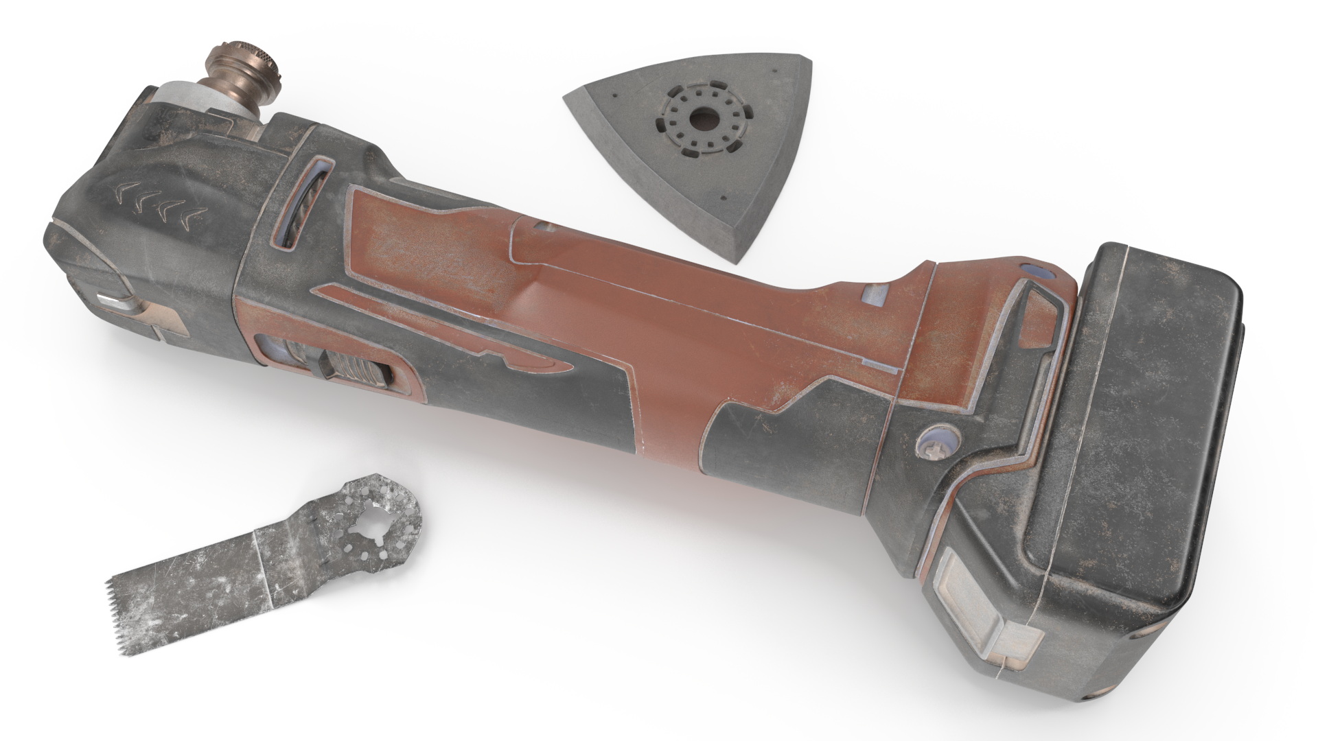 3D model Multi Purpose Oscillating Tool Used