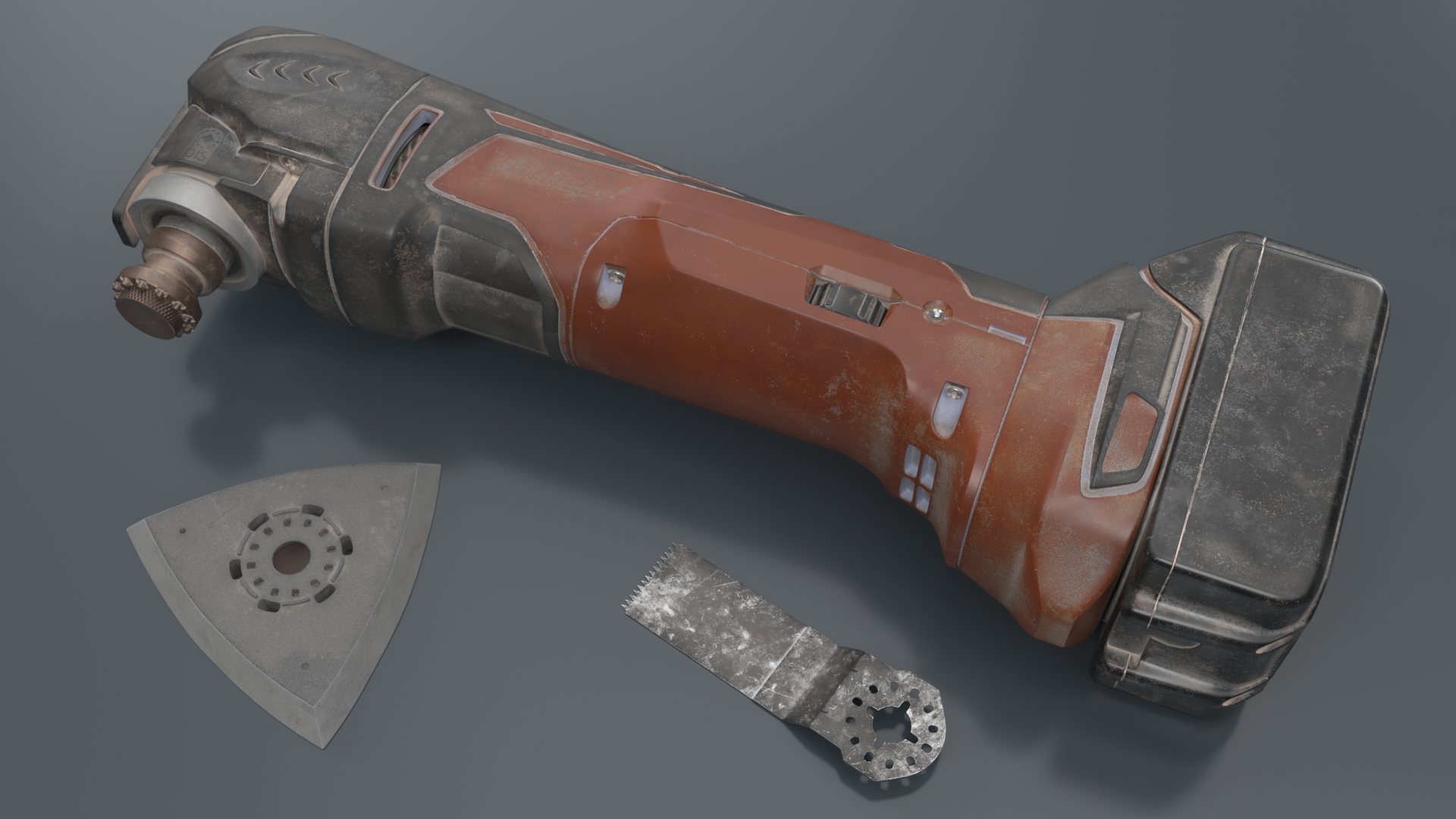 3D model Multi Purpose Oscillating Tool Used
