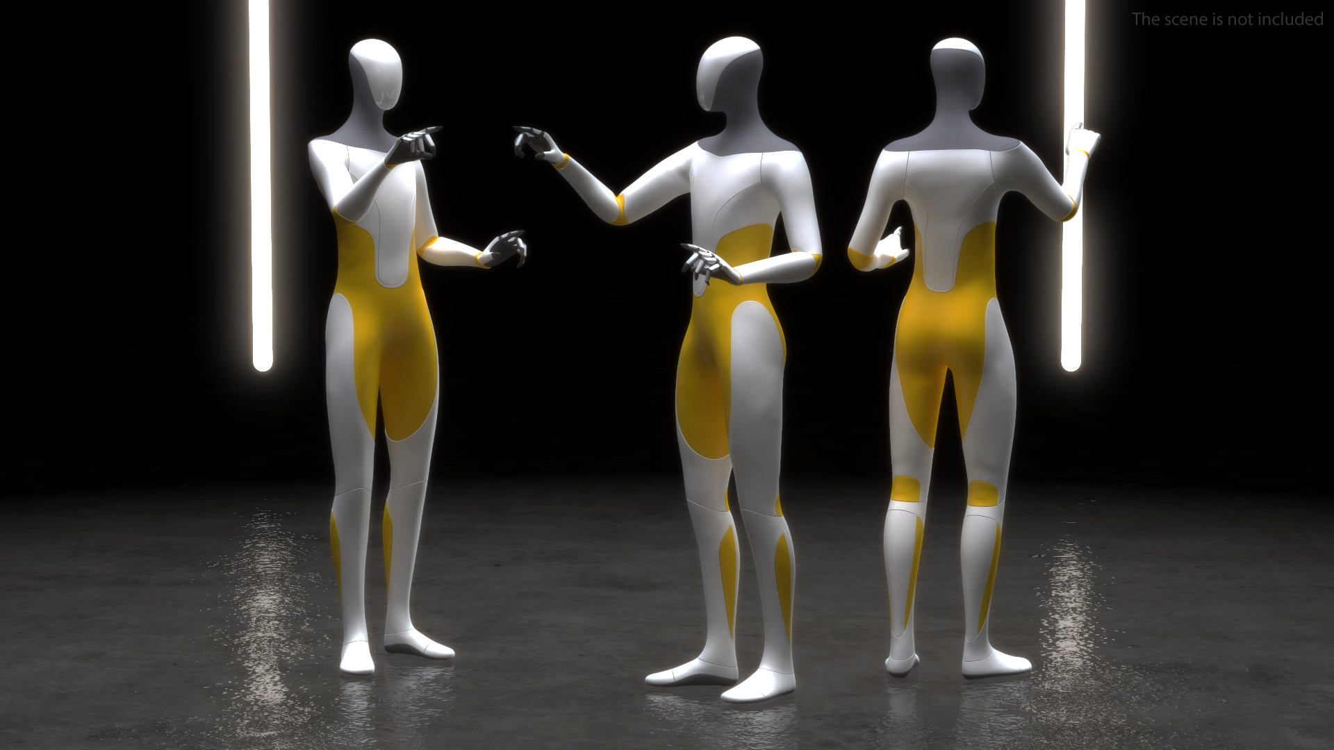 3D model Robotic Humanoid Pointing Pose
