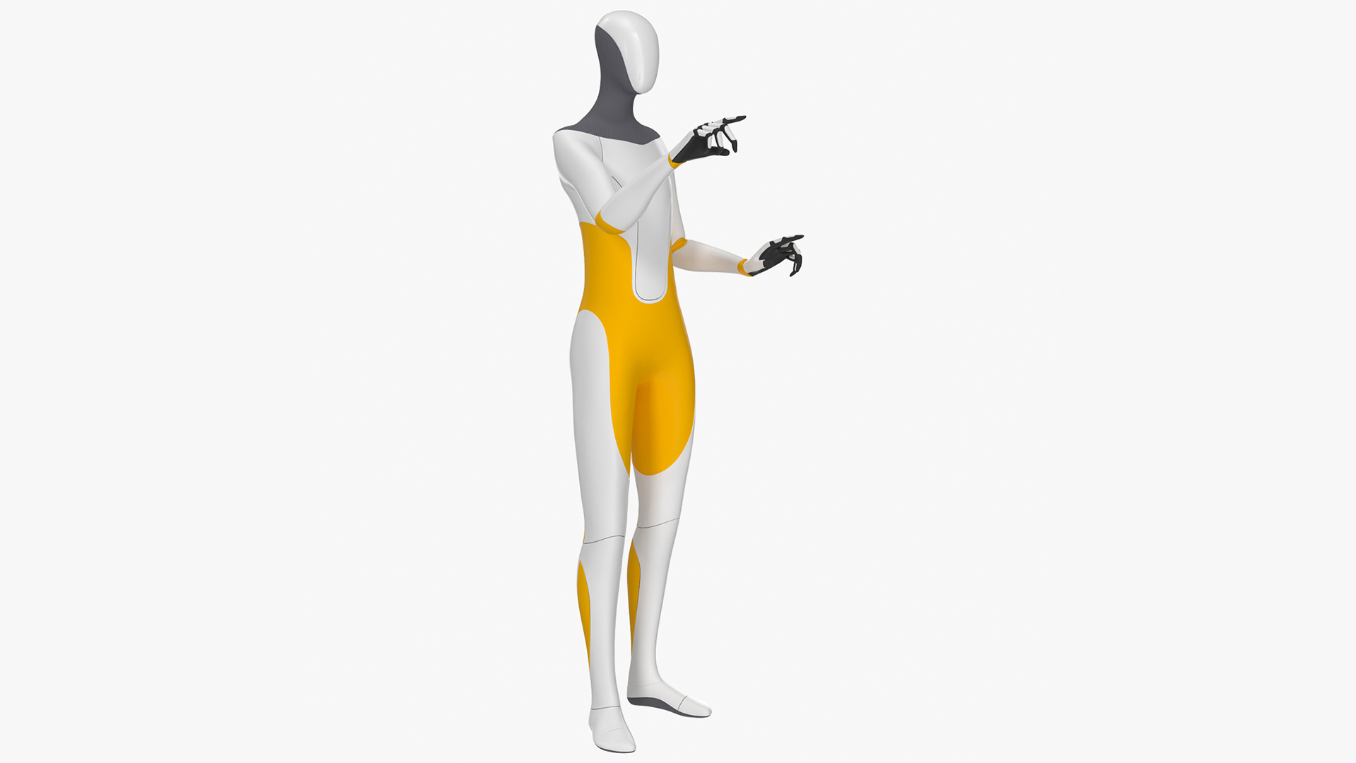 3D model Robotic Humanoid Pointing Pose