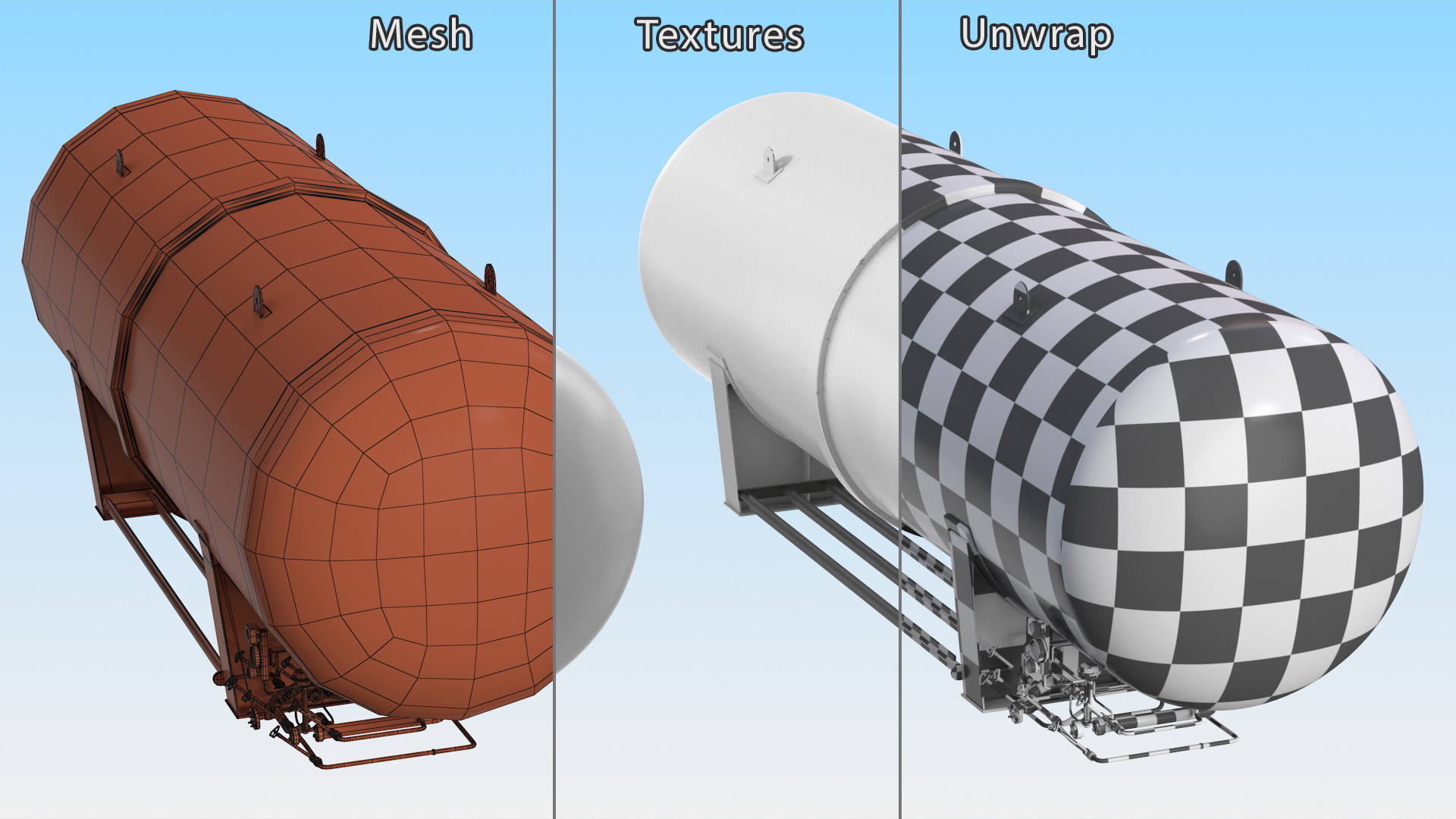 3D LNG Storage Tank
