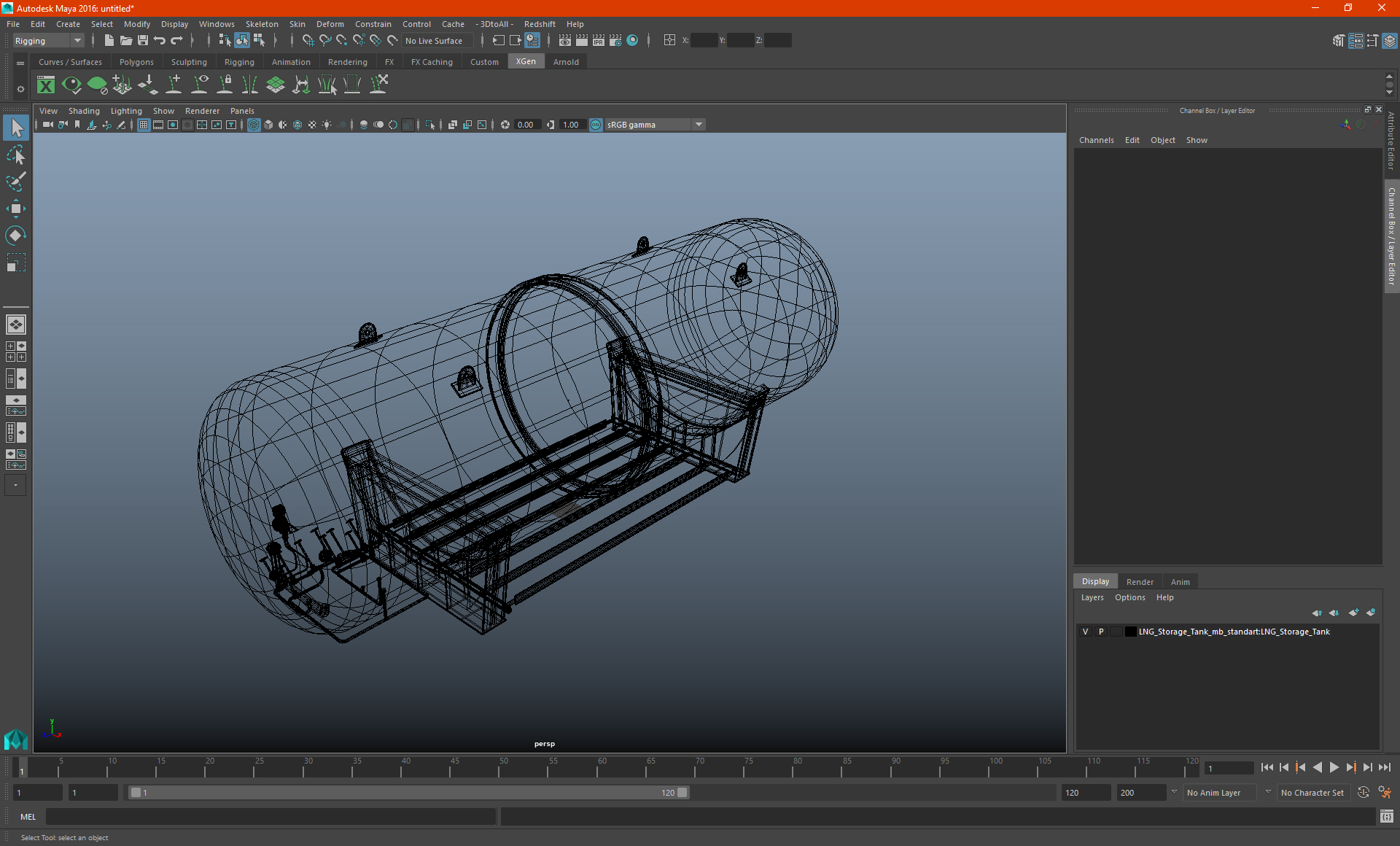 3D LNG Storage Tank