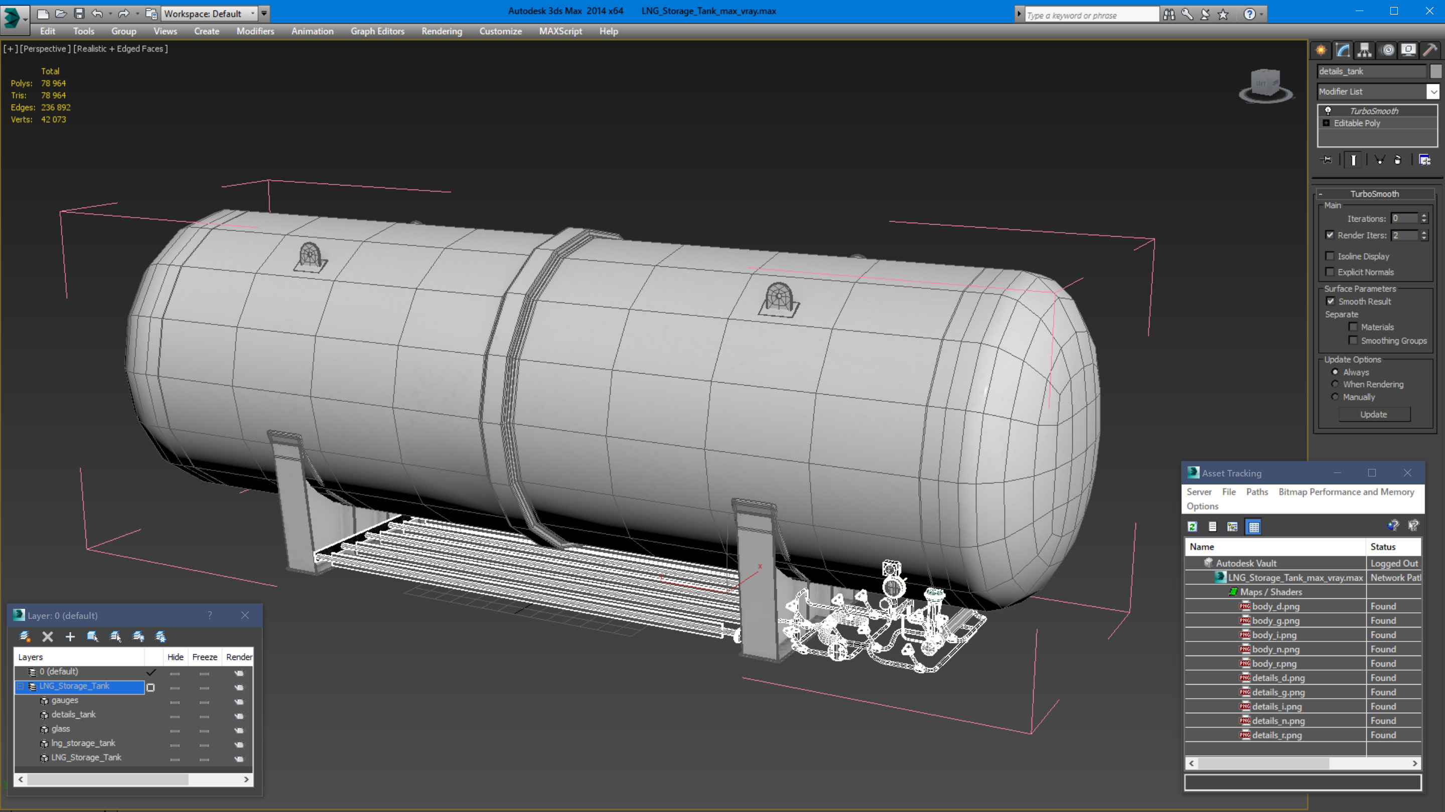 3D LNG Storage Tank