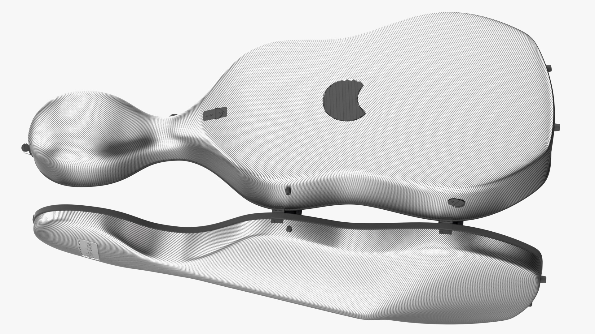 3D Cello Carbon Fiber Hard Case model