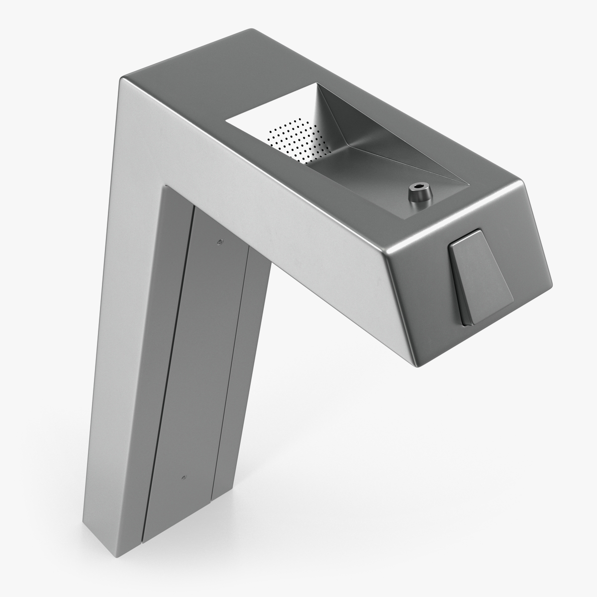 Drinking Fountain Steel Pedestal Outdoor