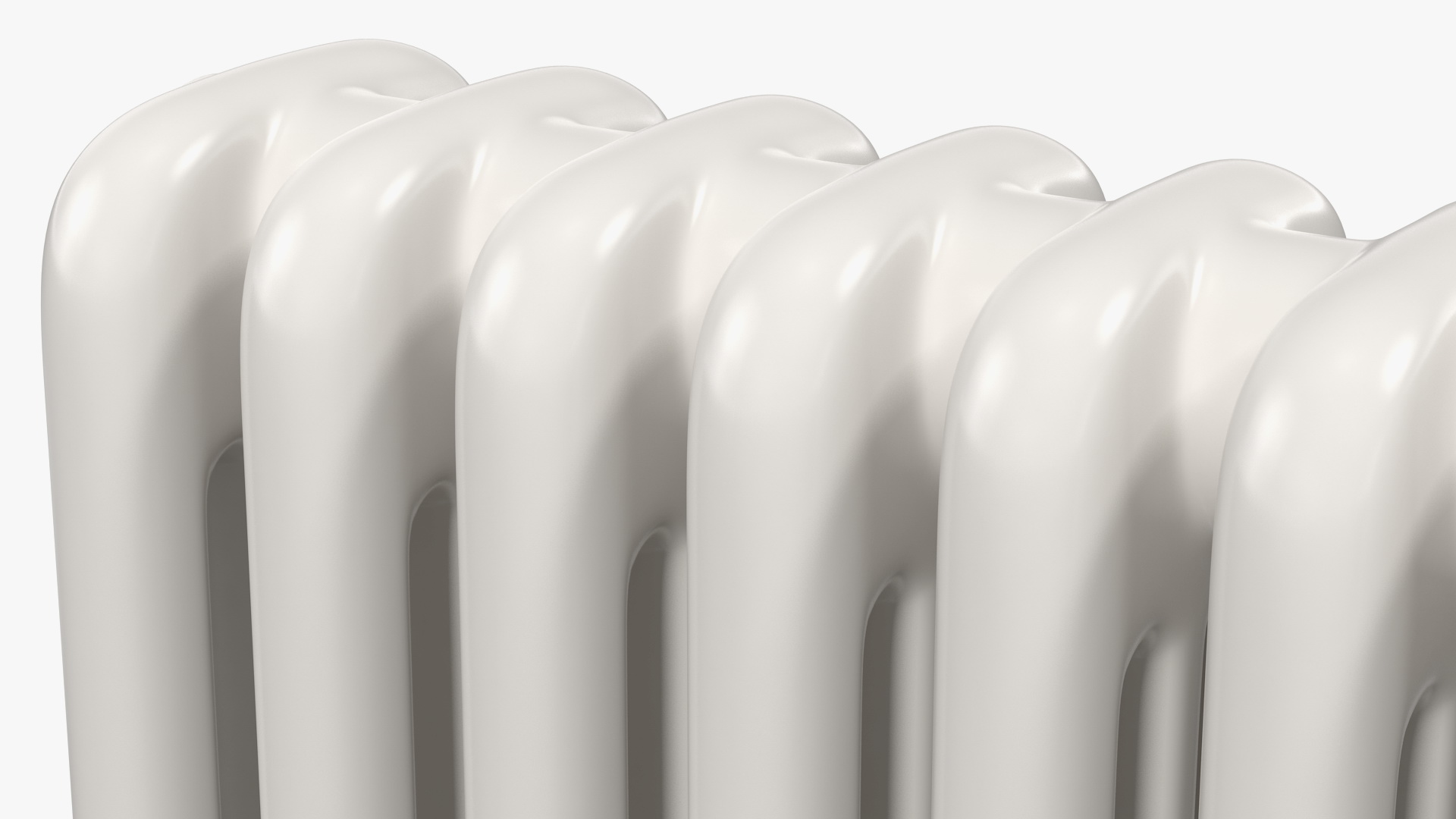 3D model Central Heating Radiator with Thermostat