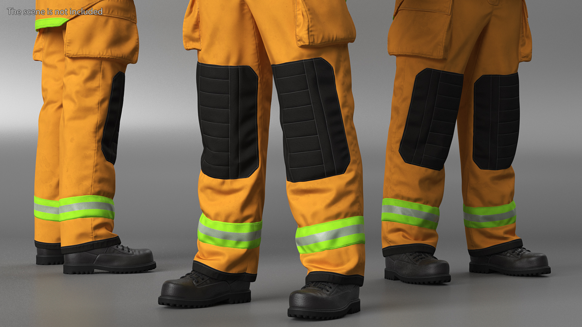 Firefighter Rescuer 3D model