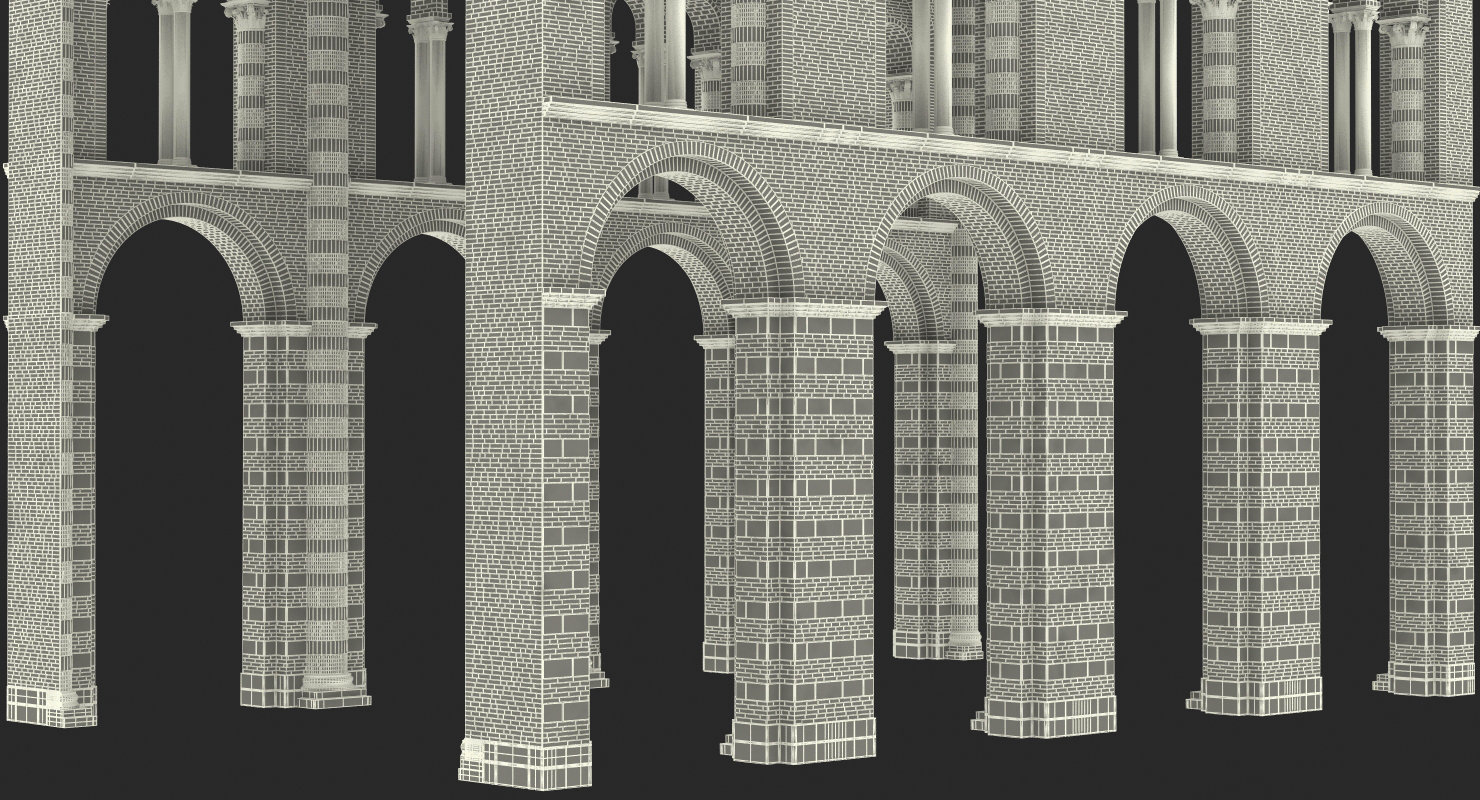 Barrel Vault Greco Roman 3D model