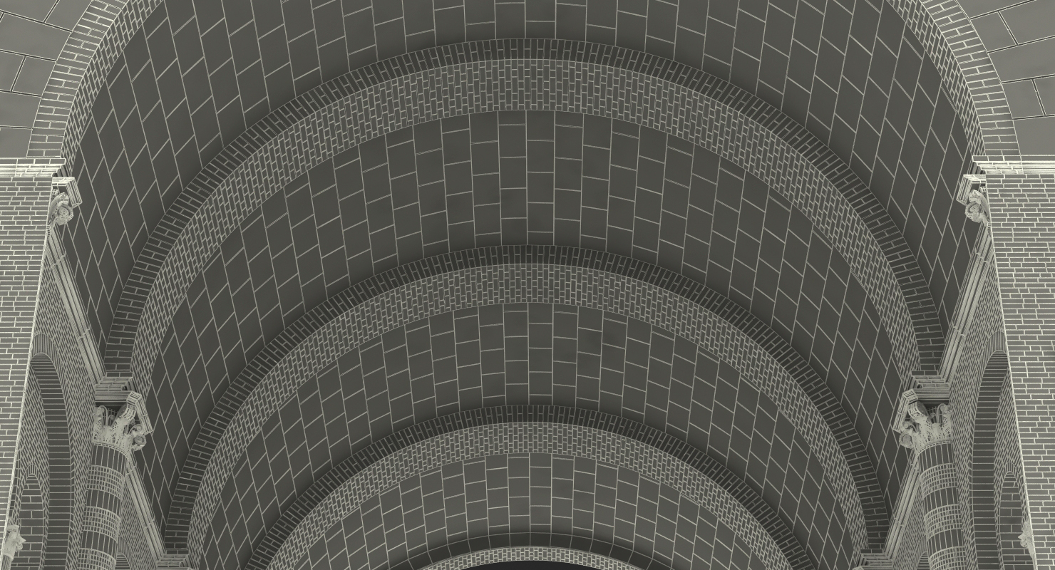 Barrel Vault Greco Roman 3D model