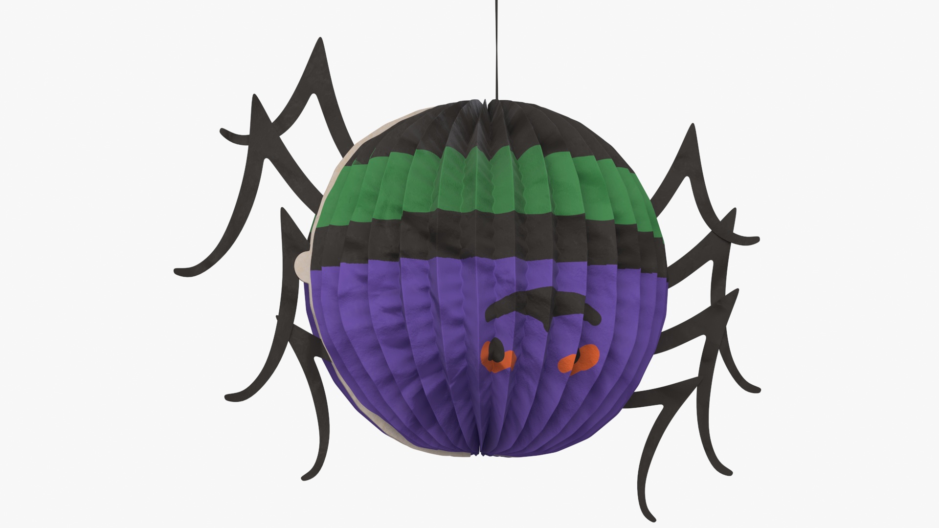 Halloween Paper Decorations Spider 3D model