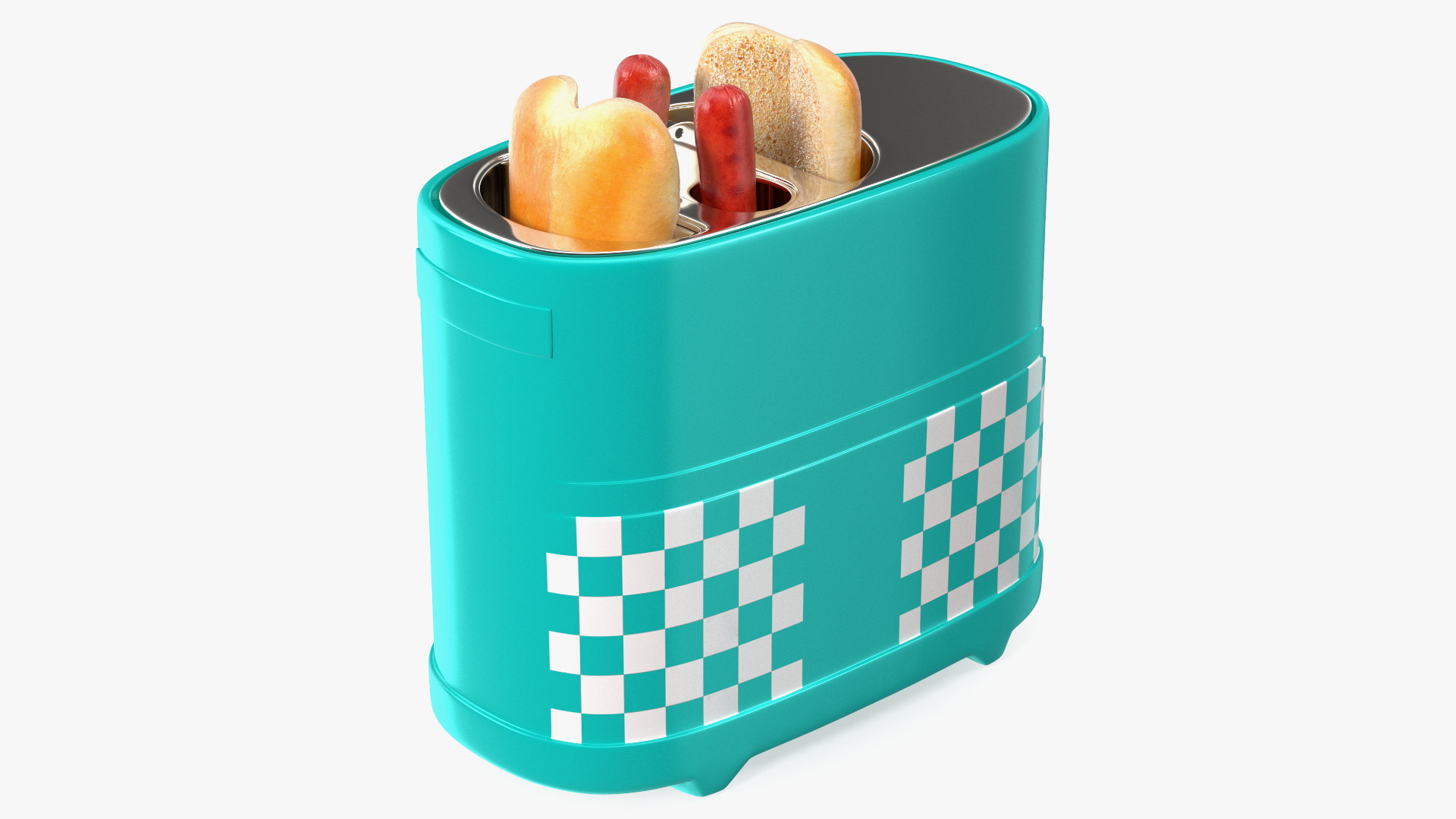 Toaster Carrying Hot Dog 3D model