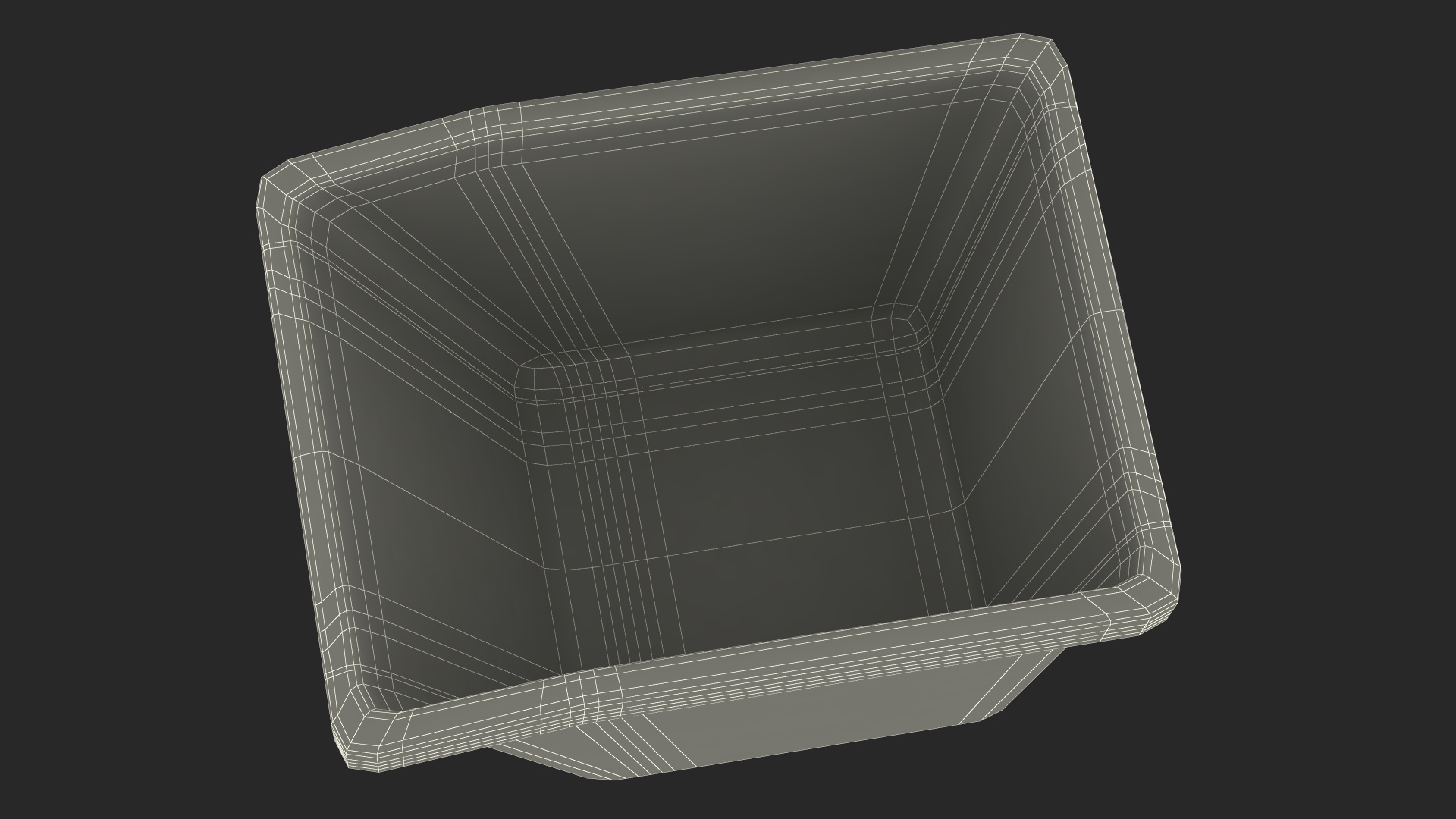 Black Storage Containers with Lid Set 3D