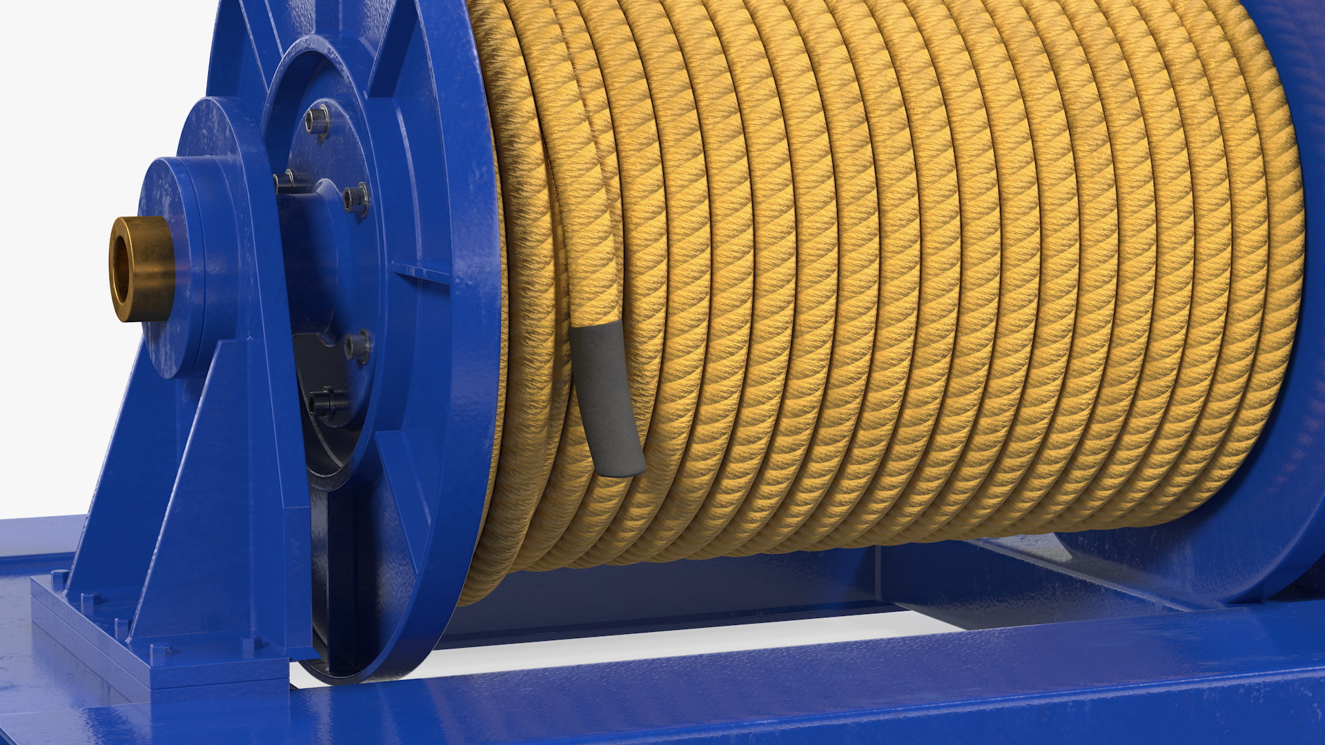 3D model Winch Wire Rope Drum