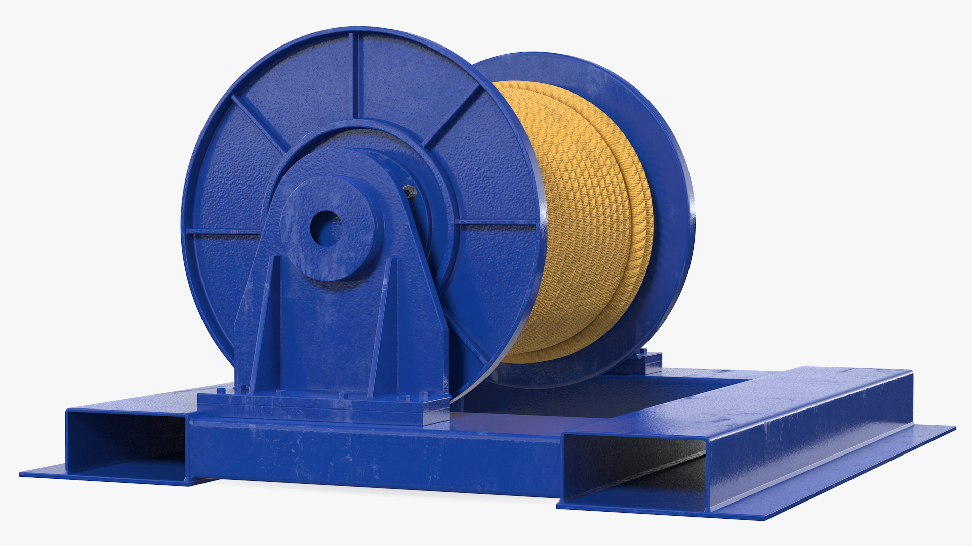 3D model Winch Wire Rope Drum