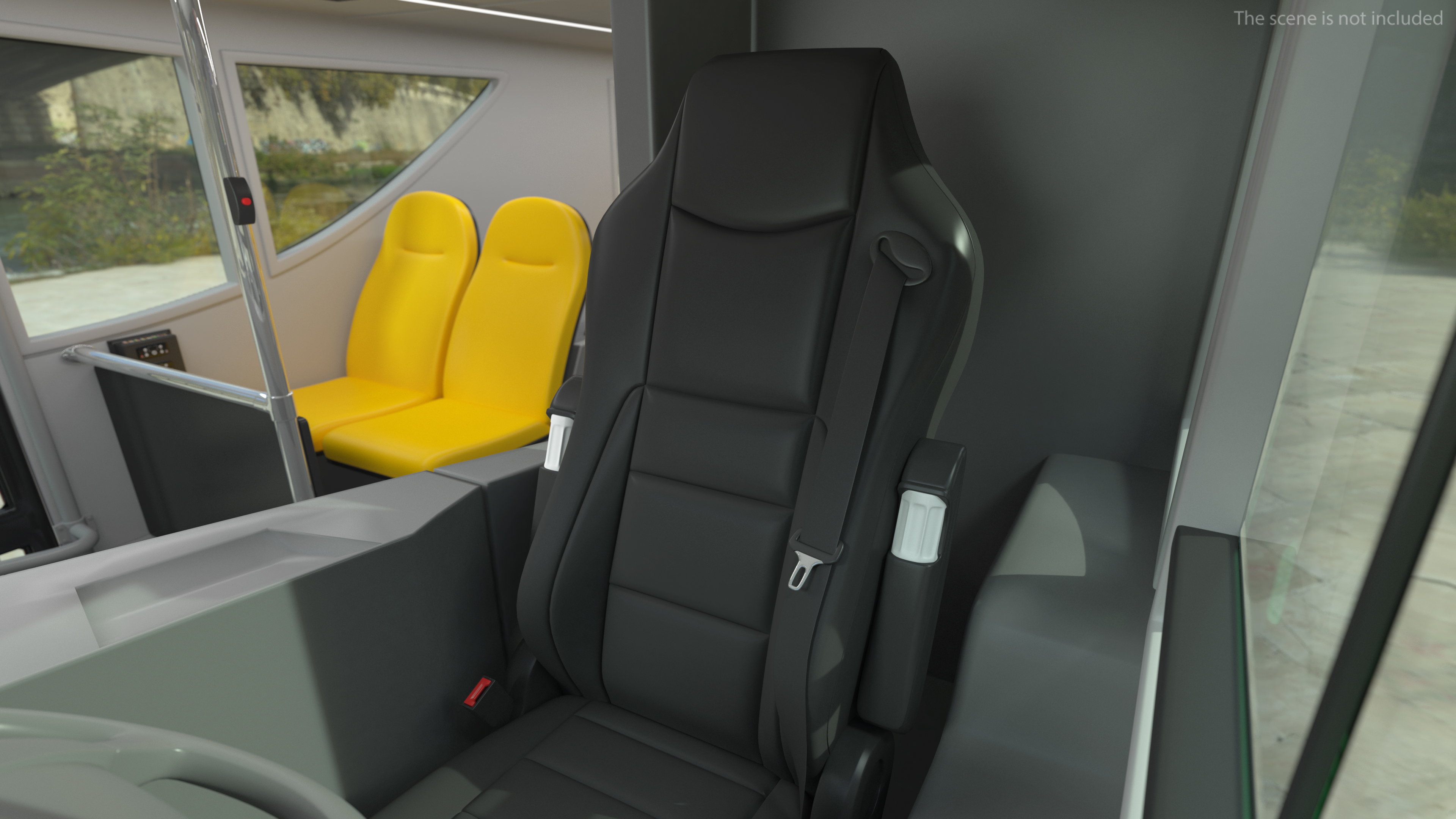 3D model Bus Driver Seat