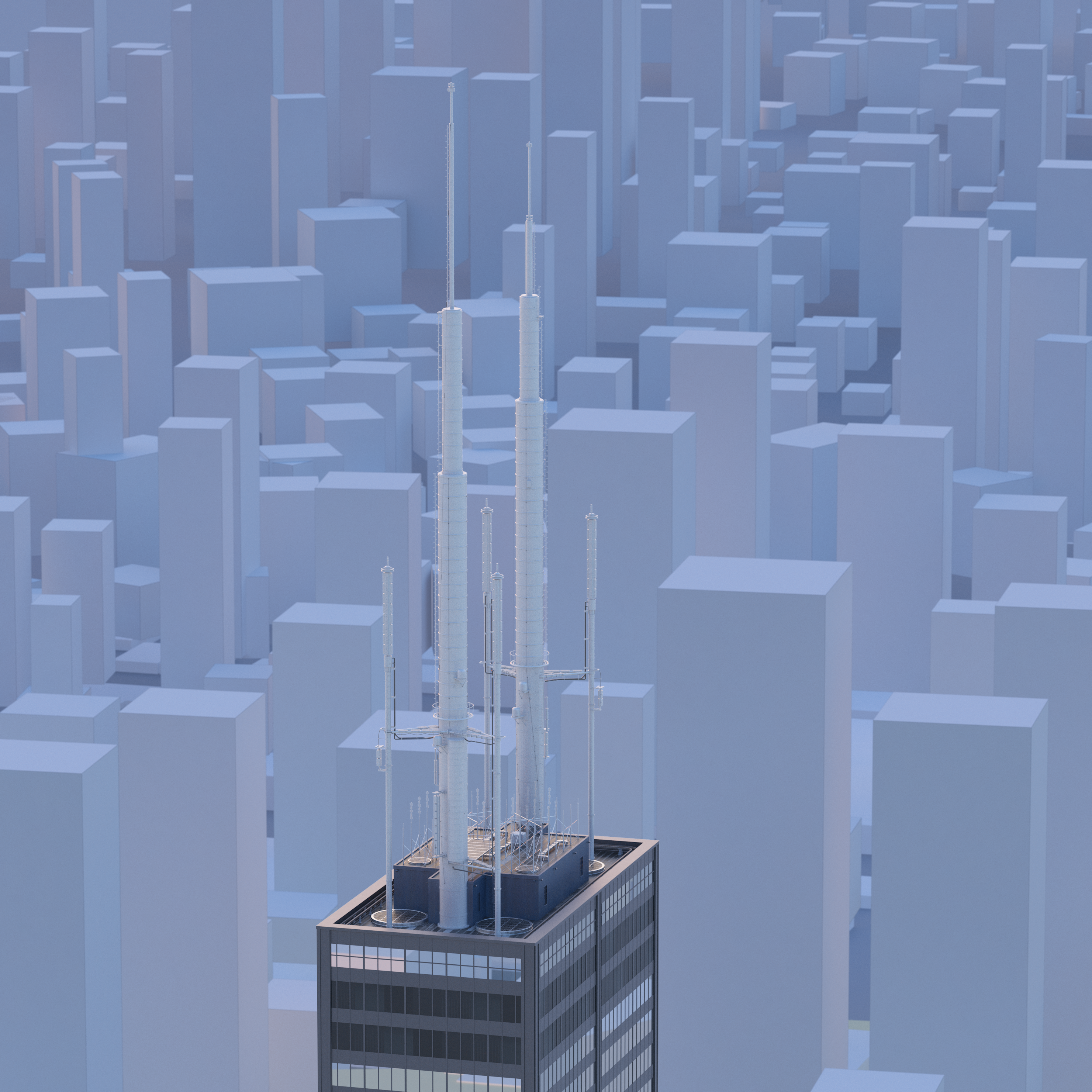 Skyscraper Roof Top, view 4