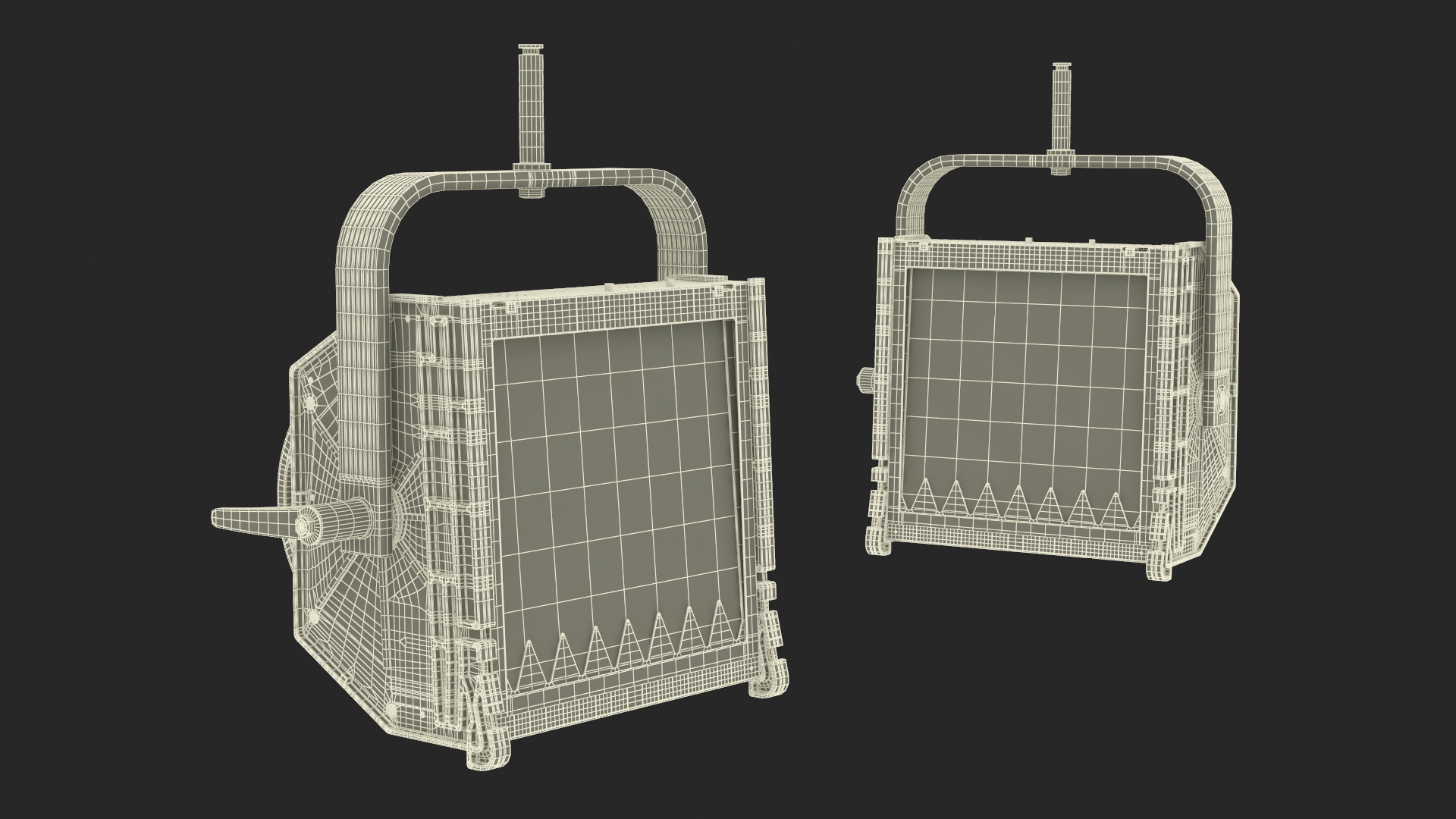 3D Square Truss Modular Light System model