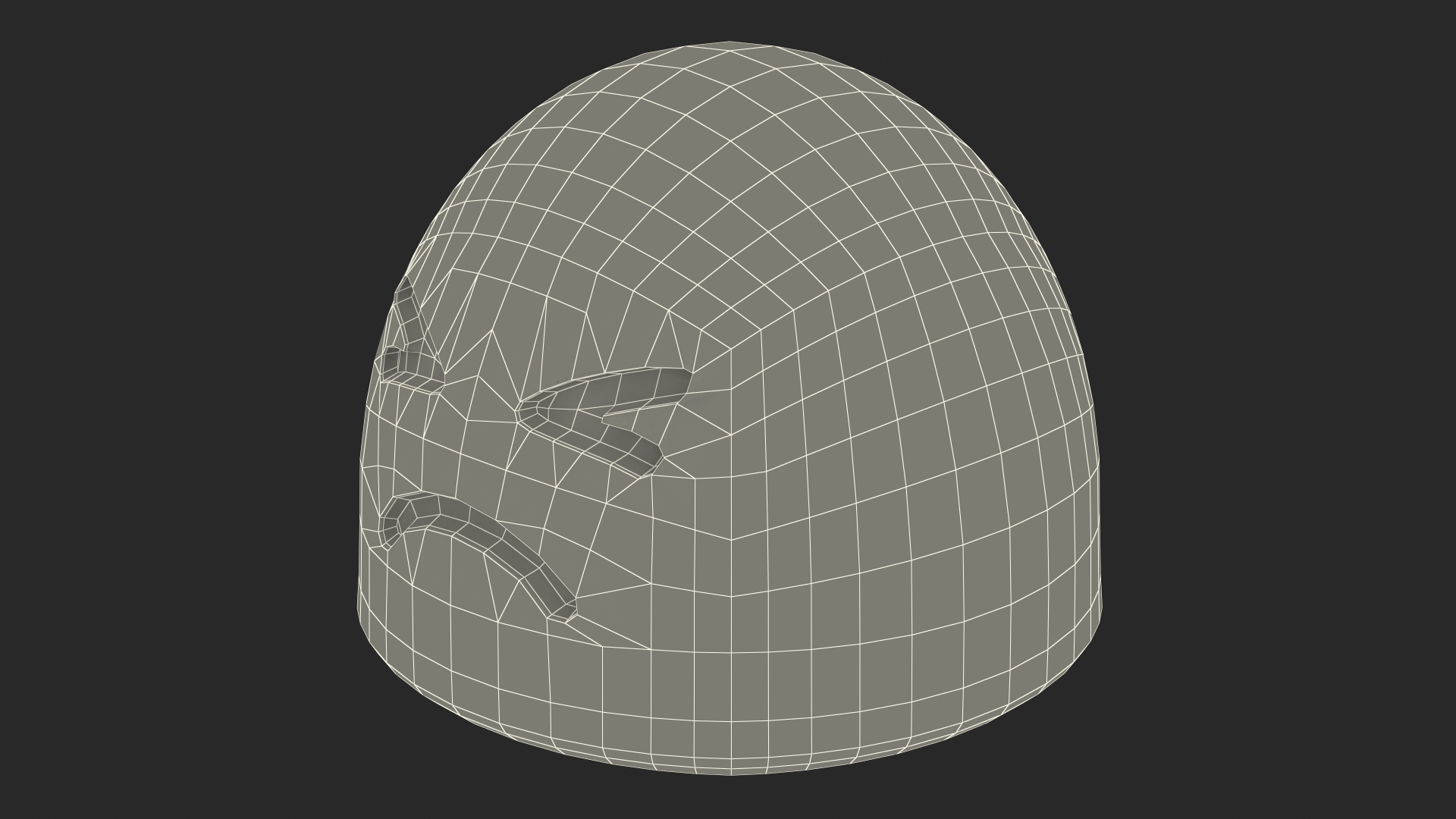 3D model Persevering Face Android Emoji