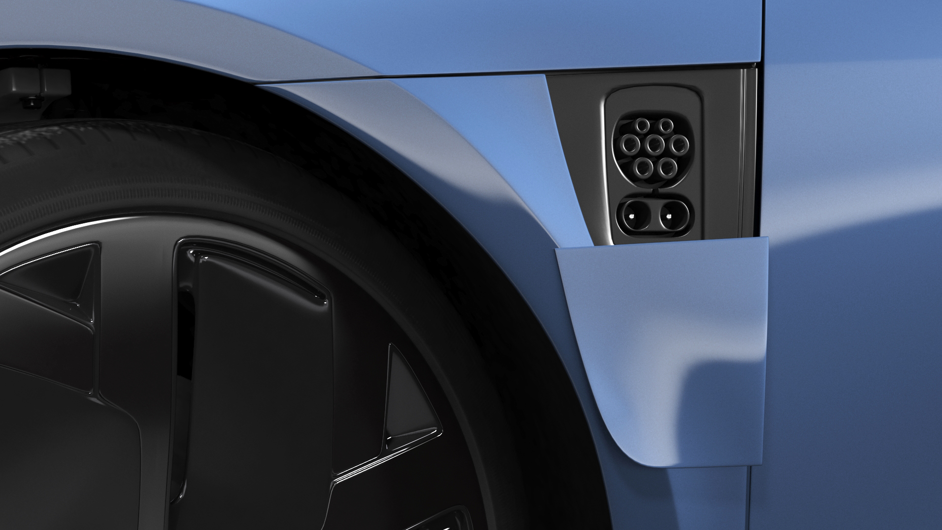 3D Lucid Air Electric Luxury Sedan Sapphire Rigged for Maya