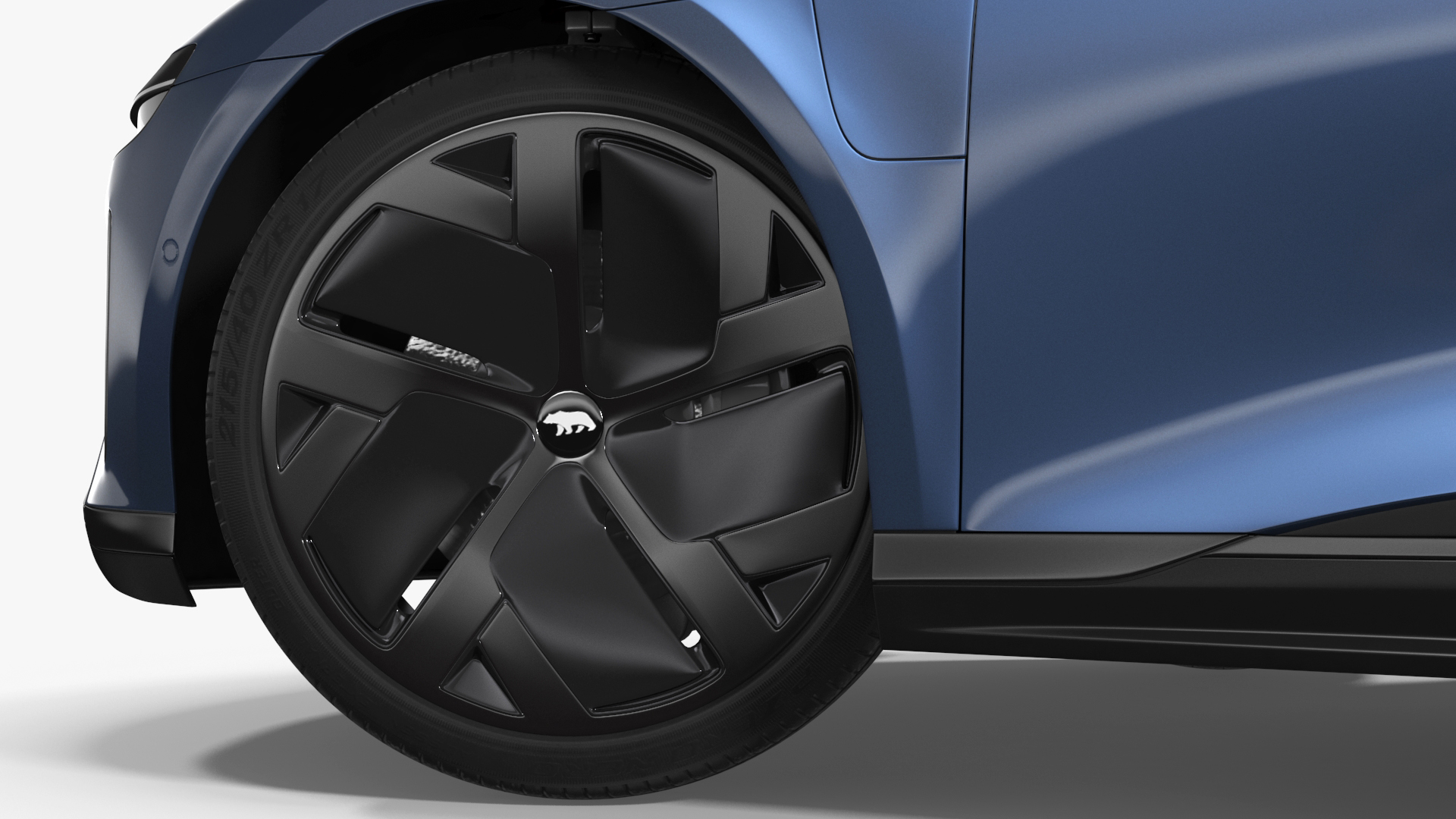 3D Lucid Air Electric Luxury Sedan Sapphire Rigged for Maya