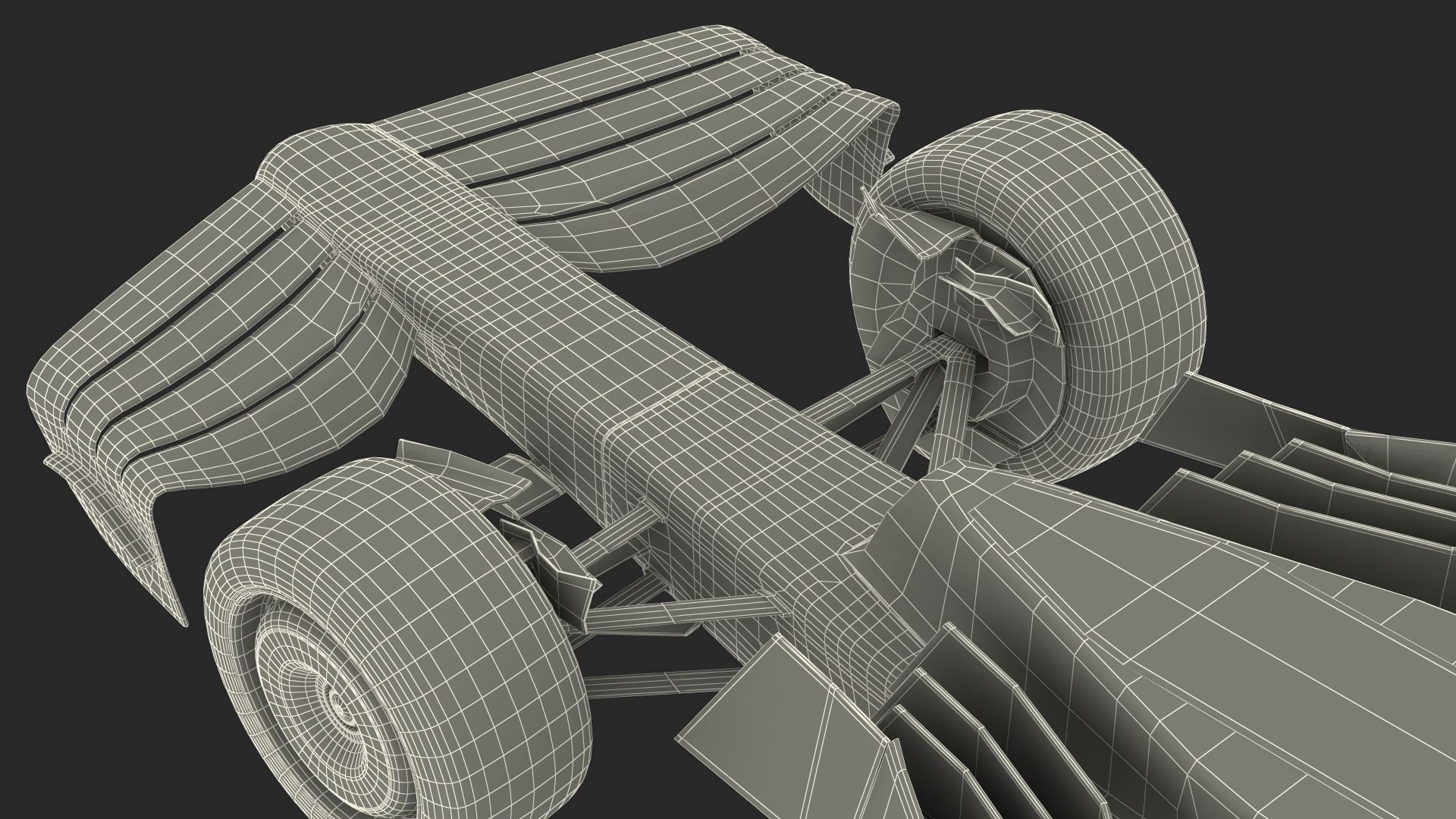 Formula 1 2022 White Livery Rigged 3D model