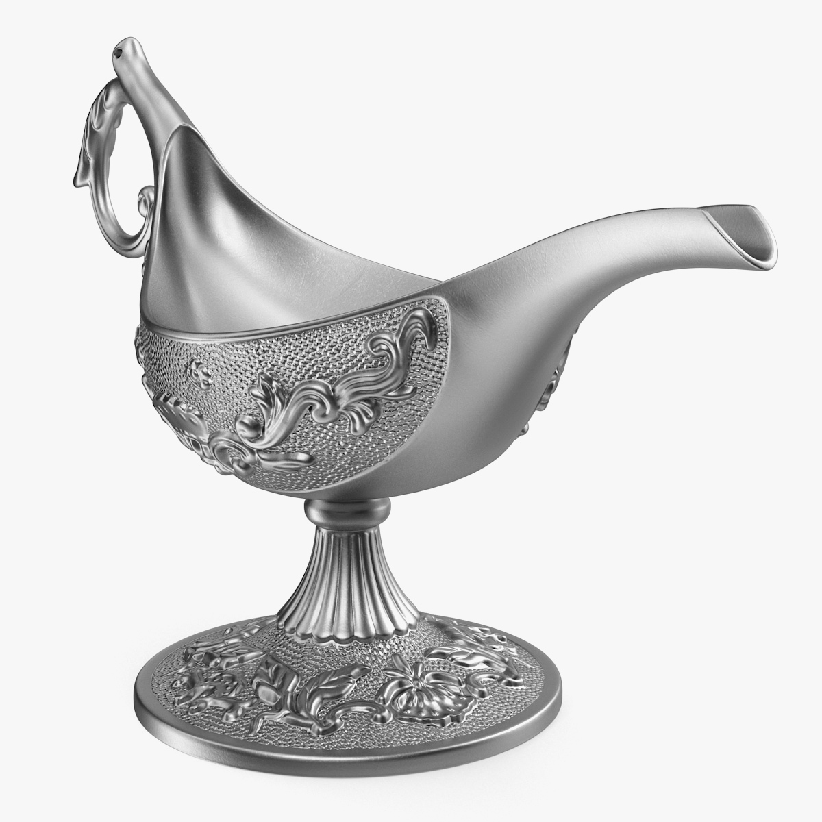 Oil Lamp 3D Model, view 3