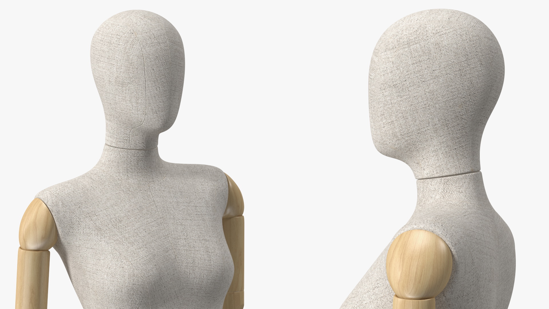 3D Flexible Female Mannequin Walking Pose model