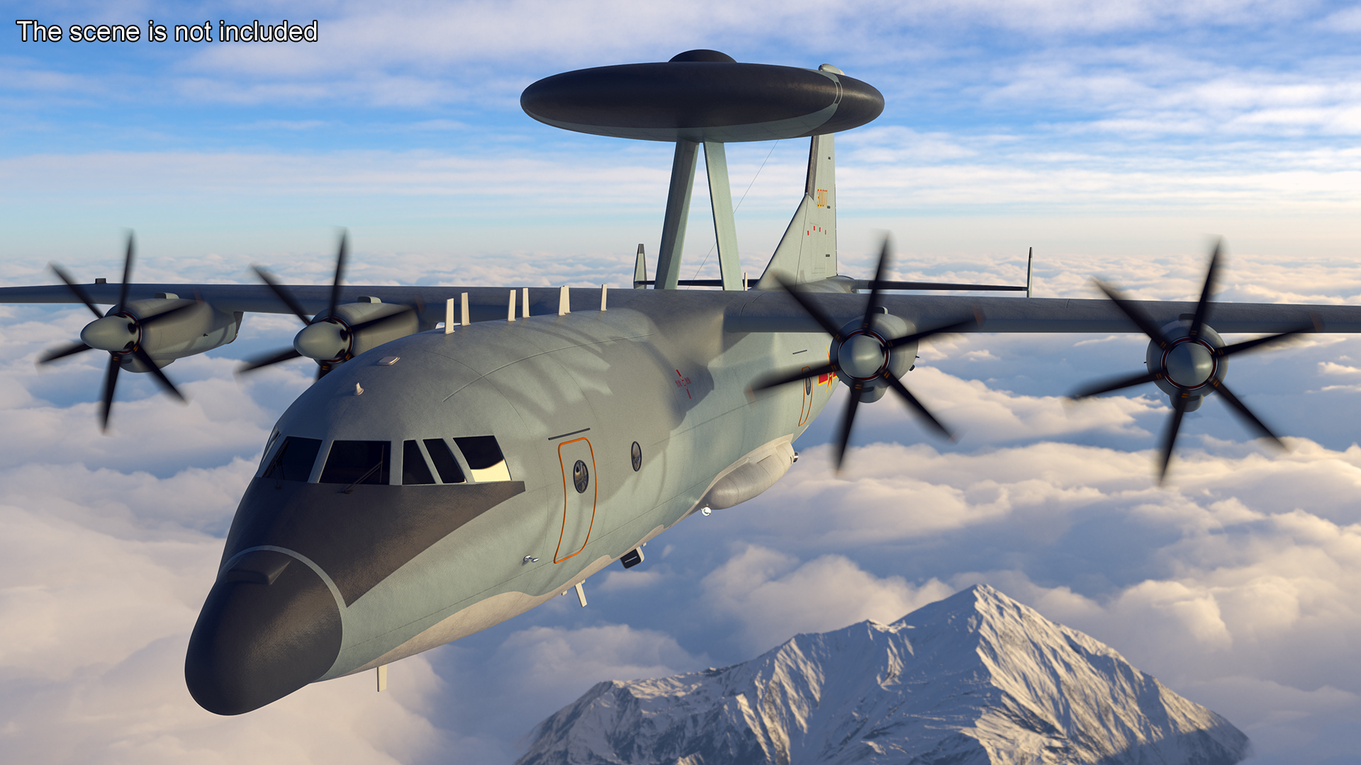 3D model Shaanxi KJ-500 Rigged for Maya