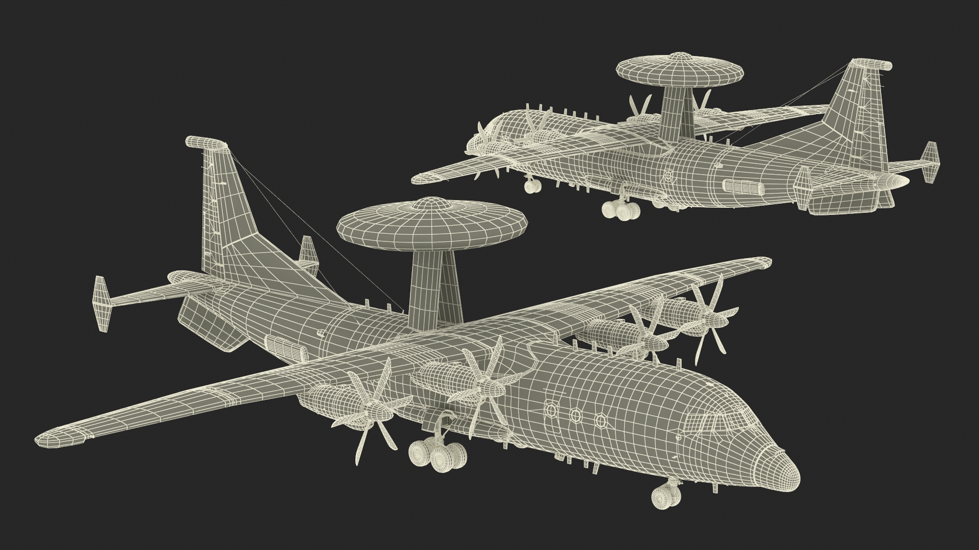 3D model Shaanxi KJ-500 Rigged for Maya
