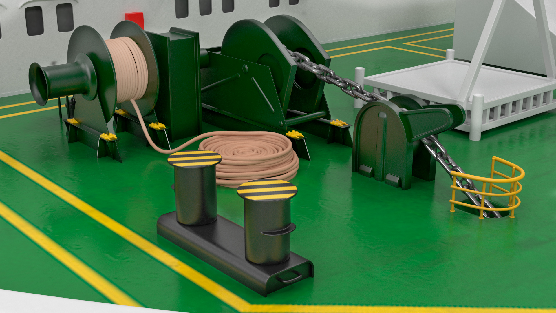Blue Marlin Heavy Lift Vessel 3D model