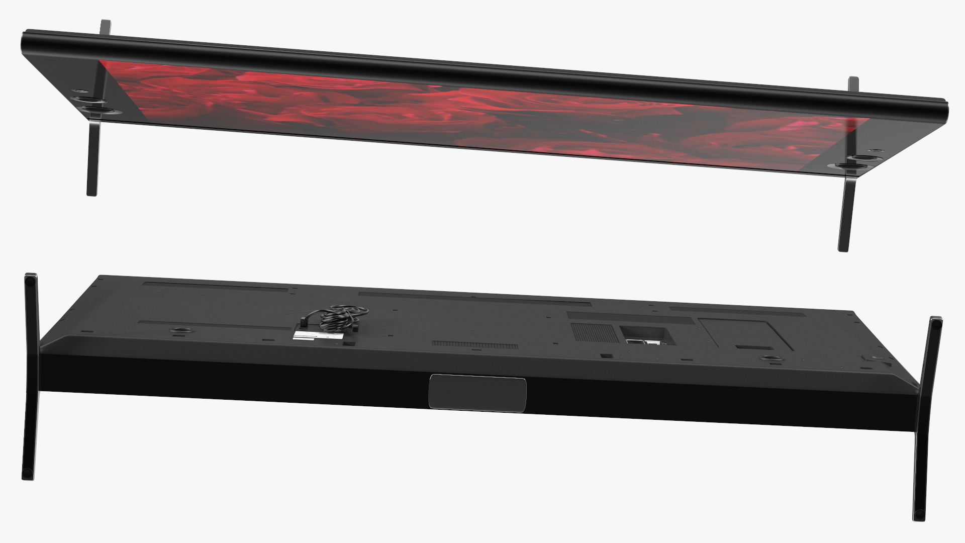 Modern Flat Screen Television 3D model