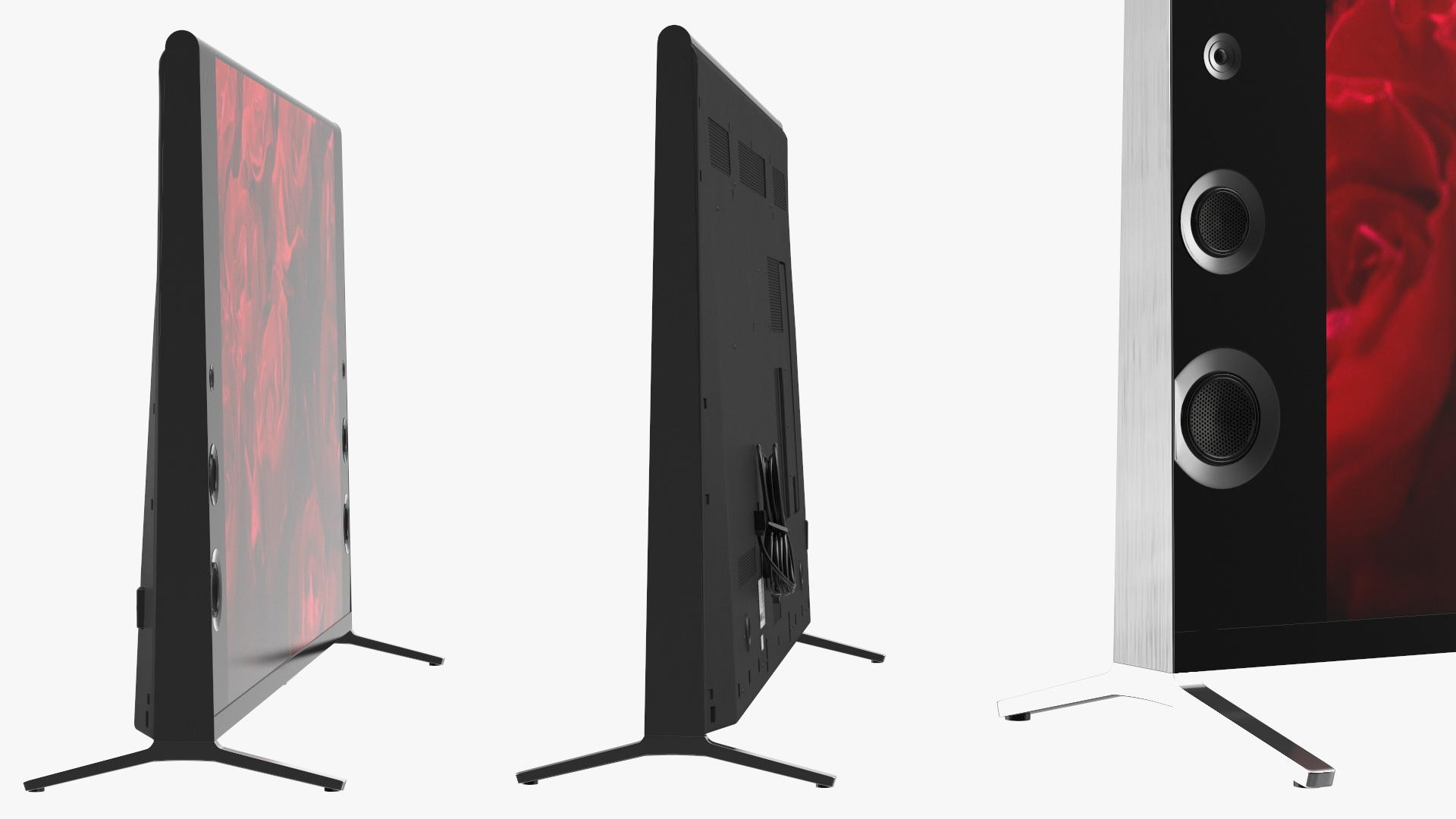 Modern Flat Screen Television 3D model