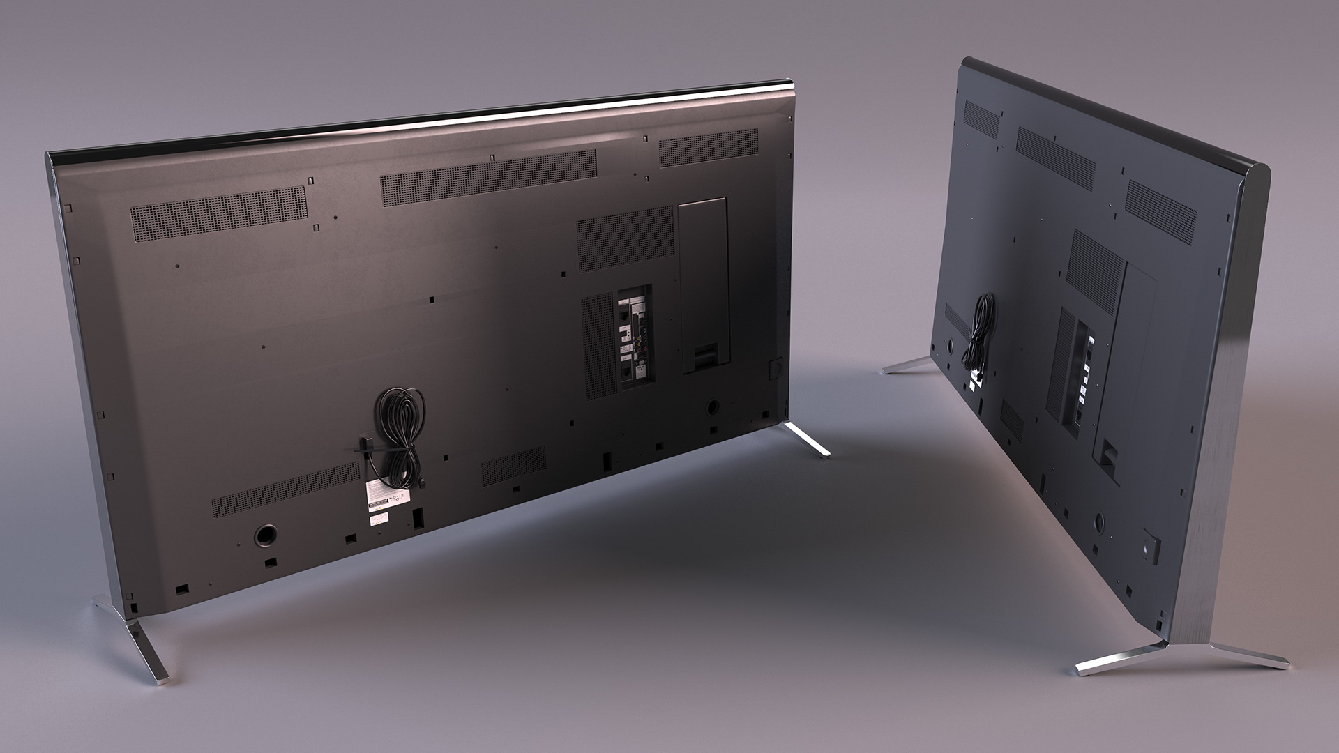 Modern Flat Screen Television 3D model