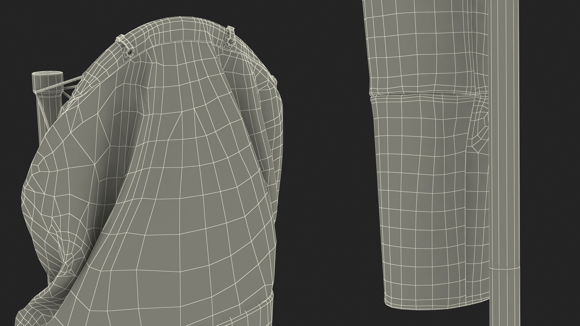 Striped Wind Cone Calm 3D