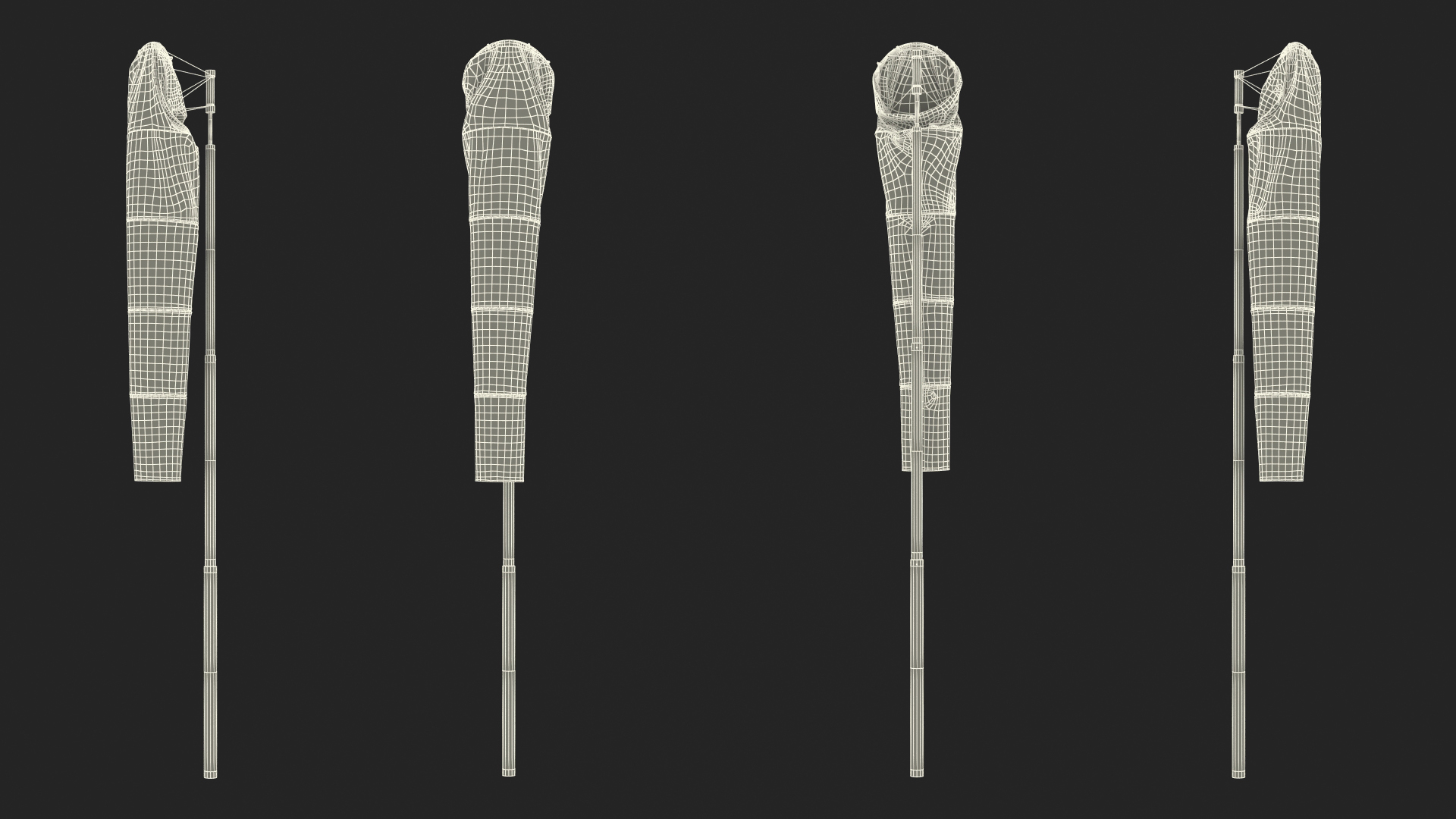 Striped Wind Cone Calm 3D