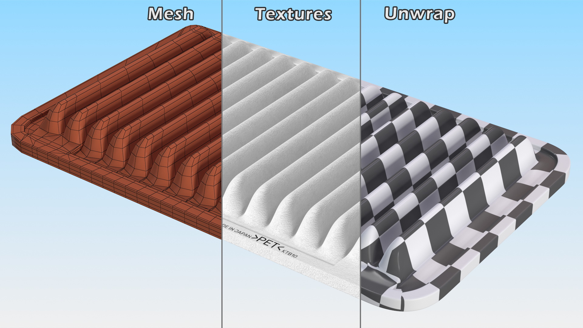 3D Engine Filter model