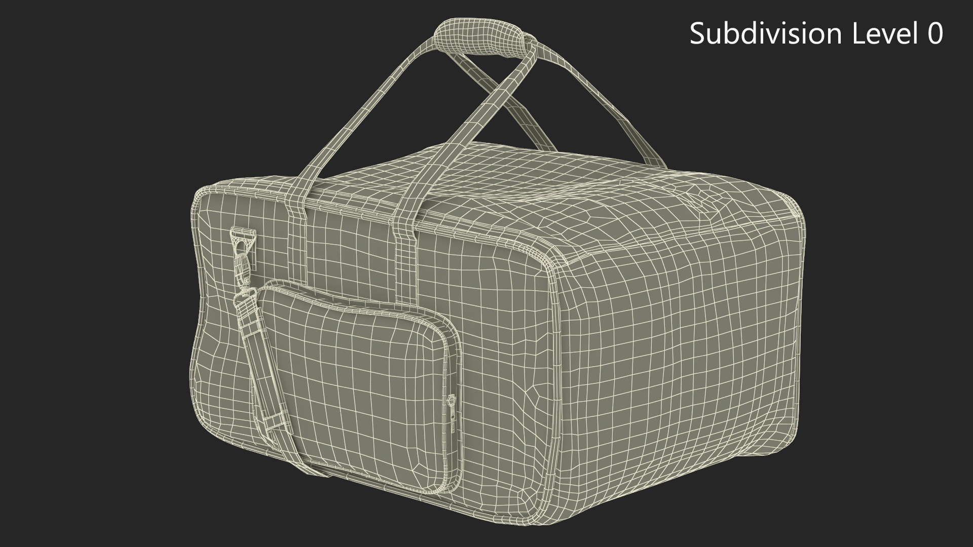3D Equipment Bag model