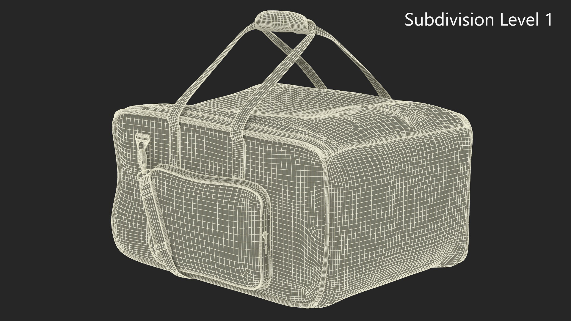 3D Equipment Bag model