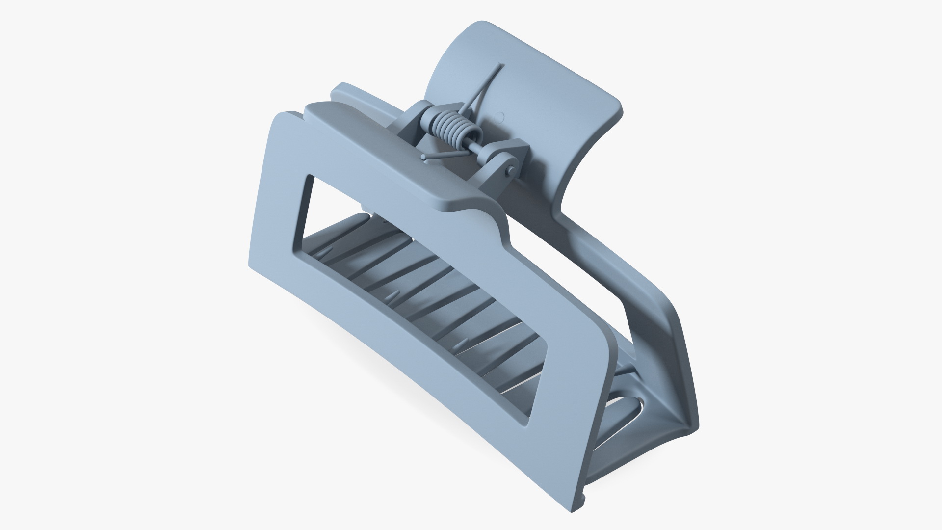 3D model Claw Hair Clip Large Blue