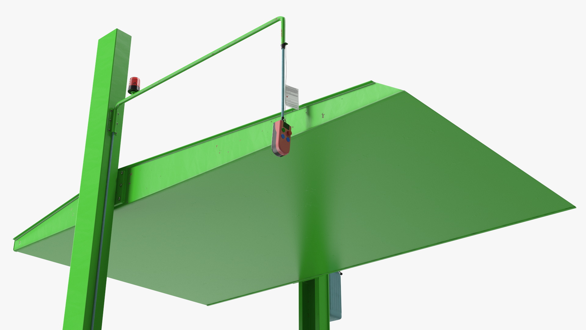 3D Two Post Parking Lift Rigged model