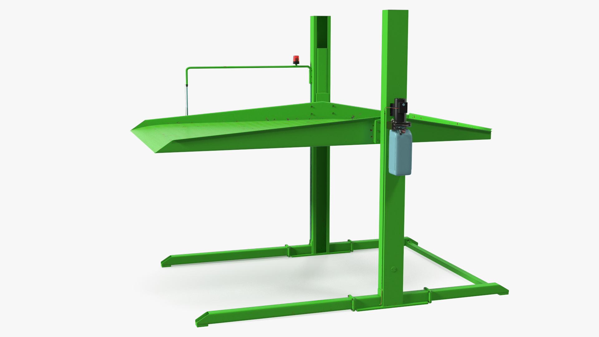 3D Two Post Parking Lift Rigged model