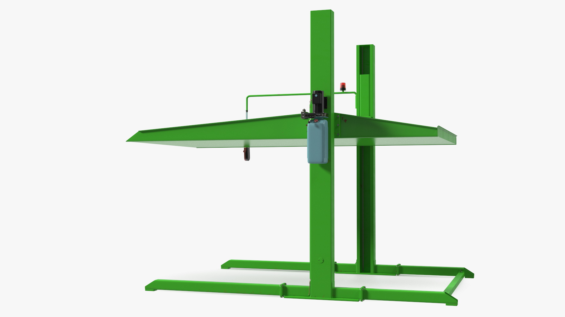3D Two Post Parking Lift Rigged model